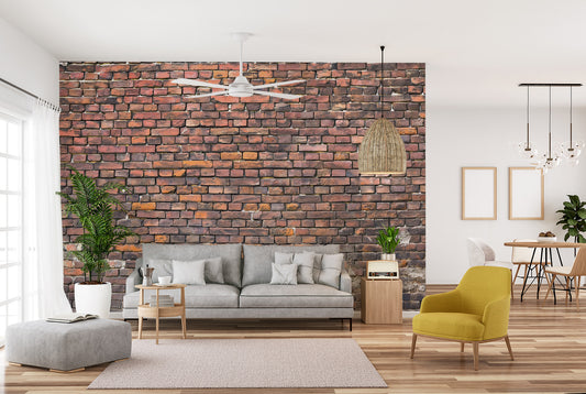 Rustic Charm Brick Wallpaper Mural