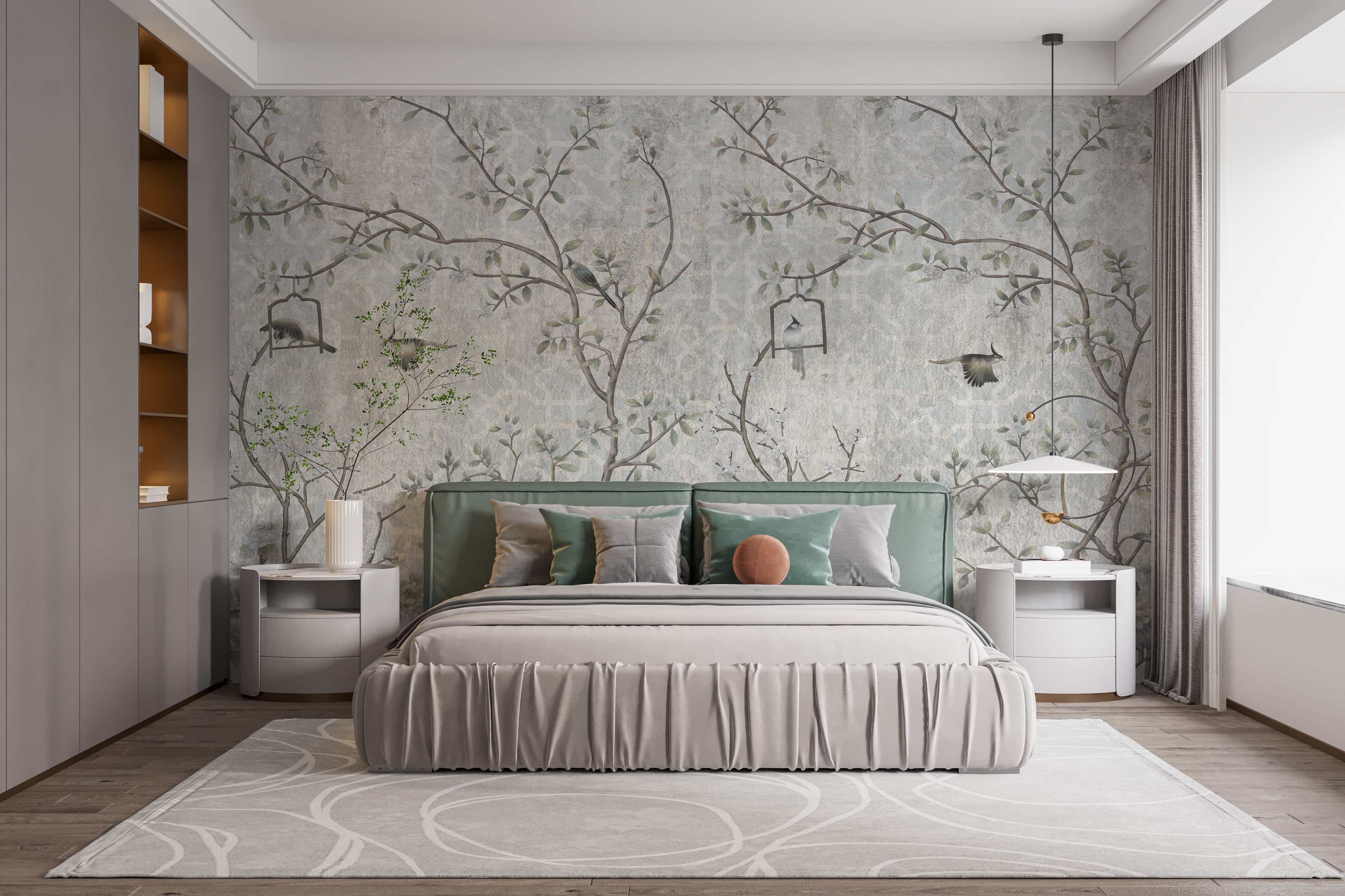 Whimsical Tree Mural Wallpaper
