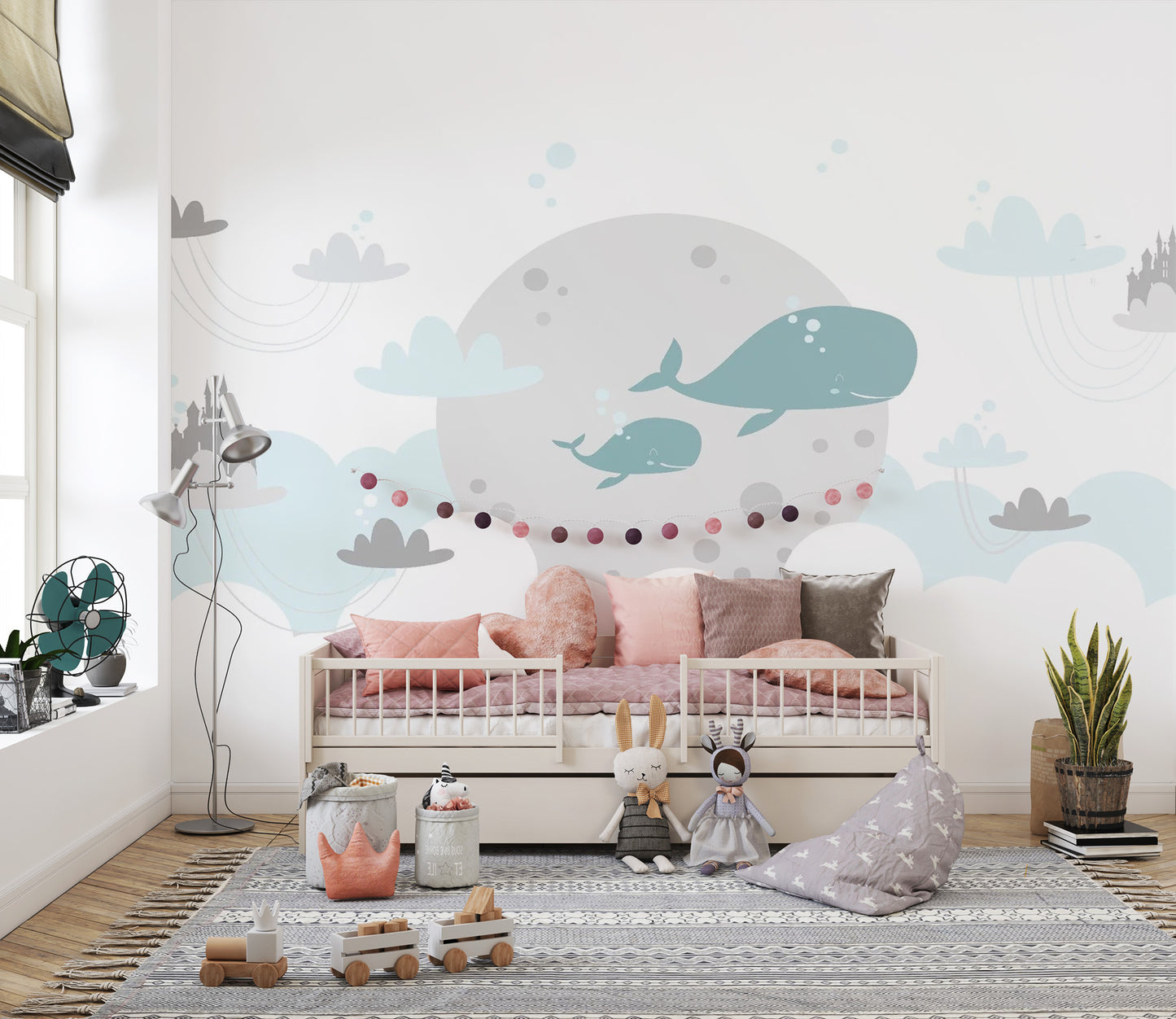 Cute Baby Room Wallpaper Mural