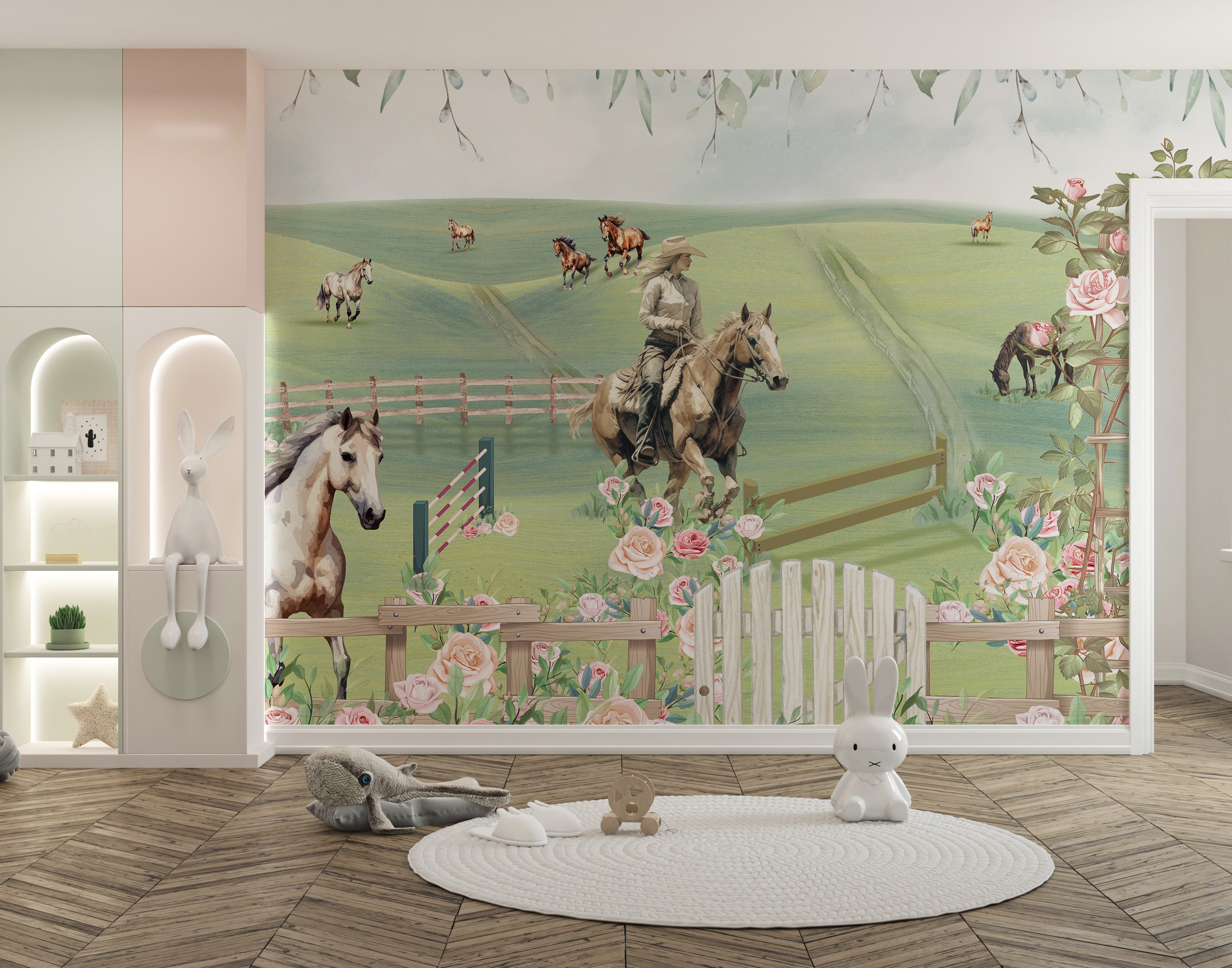 Pony playland wallpaper for kids
