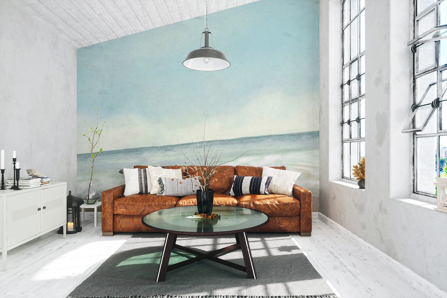 Serene Seashore Serenade Mural