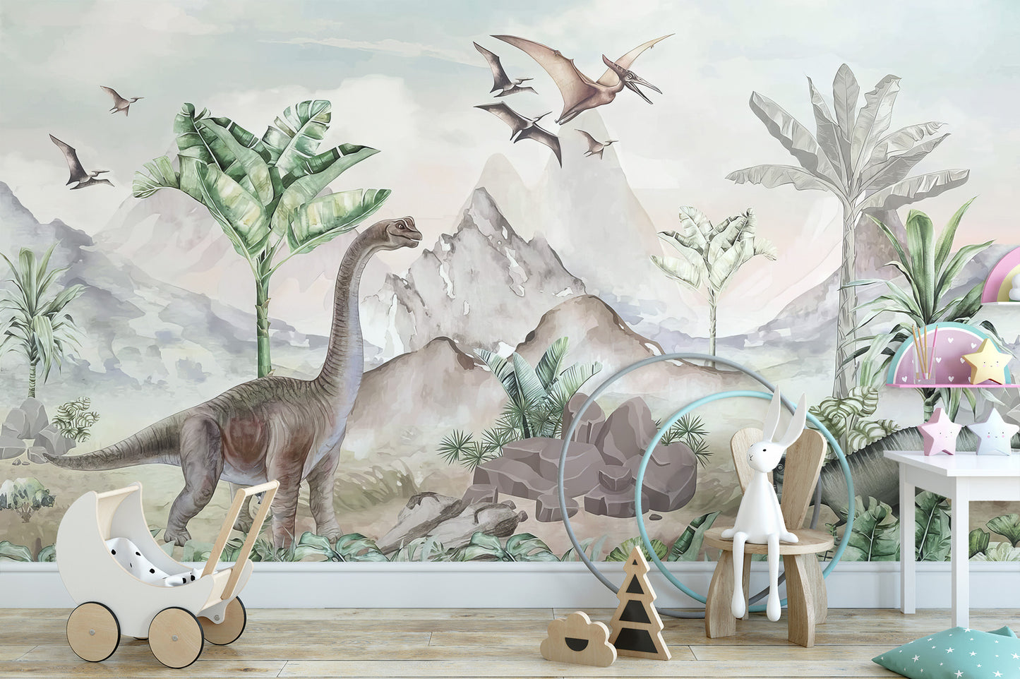 Cretaceous Chronicles Wall Mural