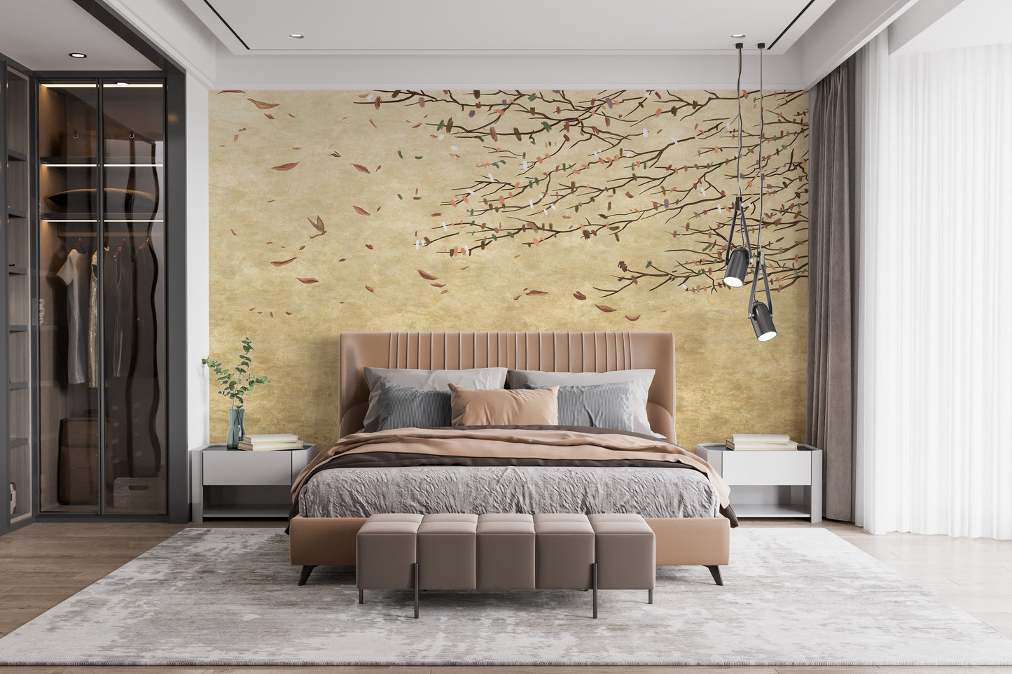 Delicate Cherry Blossoms Wallpaper Murals