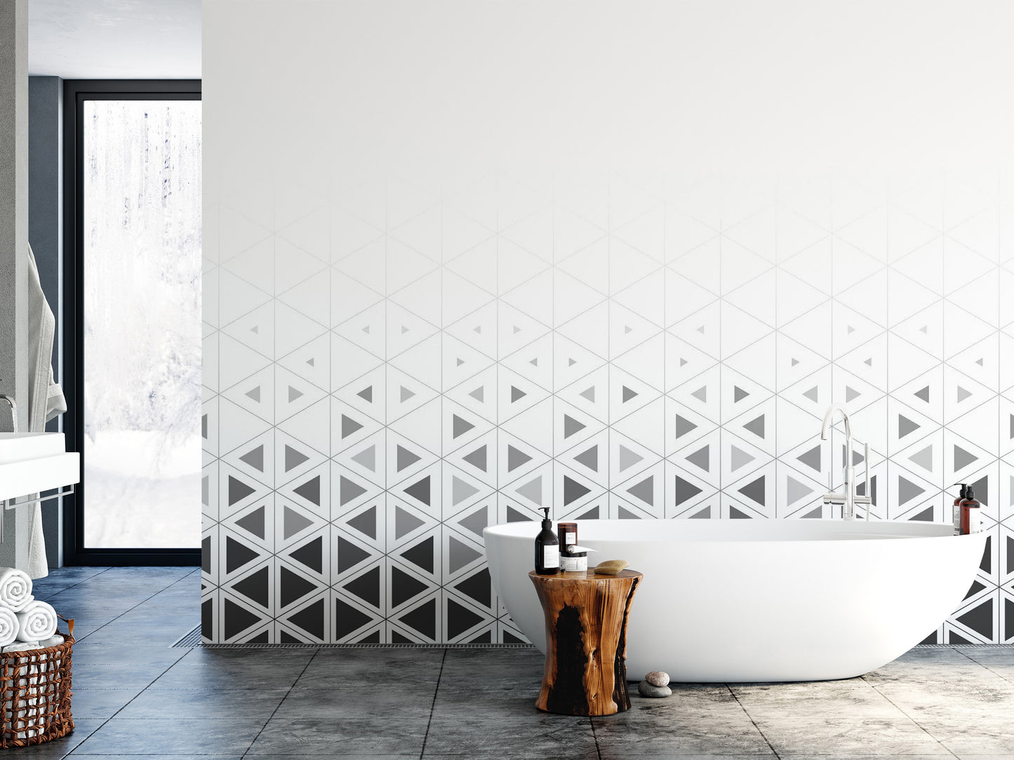 Geometric pattern Wallpaper Mural