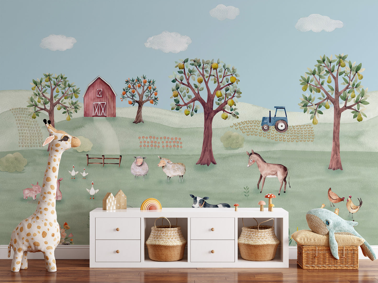 Country Charm Wall Mural