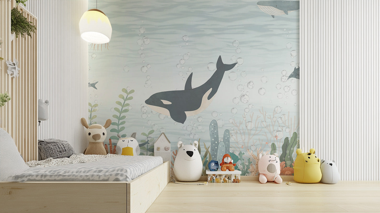 Marine Ballet Wallpaper Mural for elegant walls