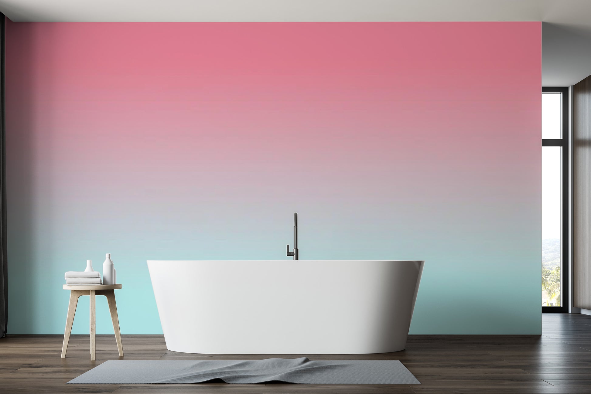 Rosy Pink Wallpaper Mural