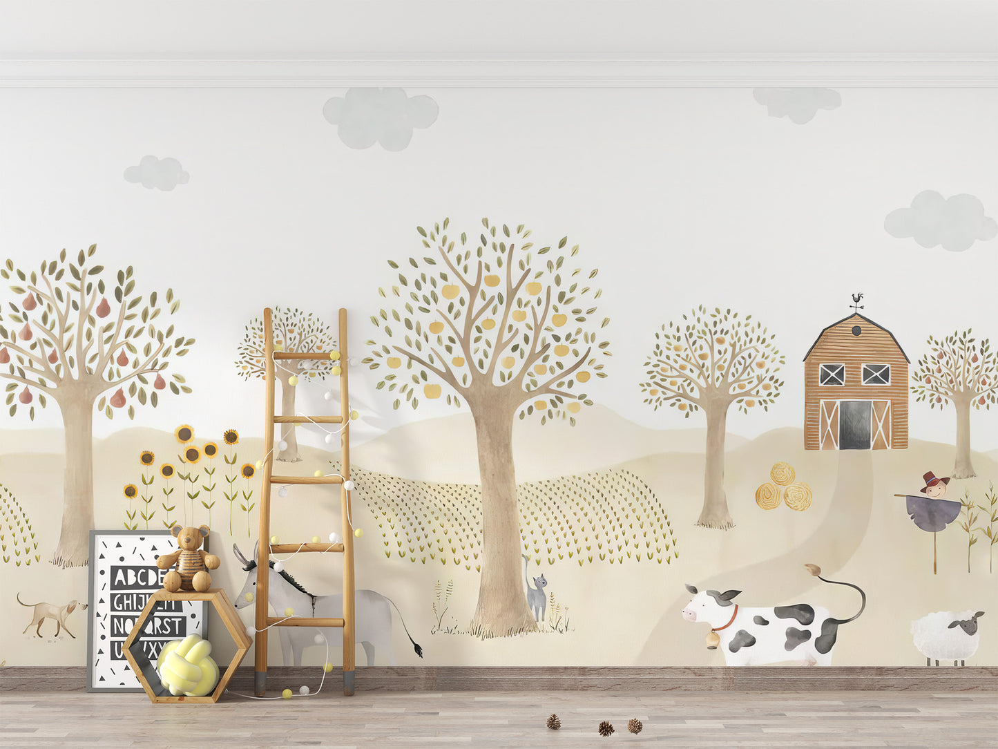 Bucolic Bliss Wallpaper Mural