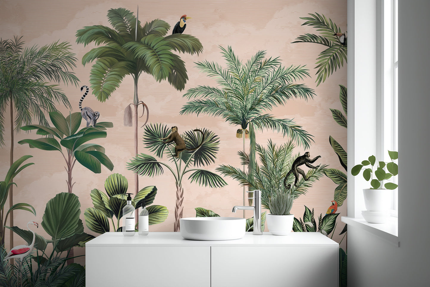 Jungle rhapsody wallpaper for tropical decor