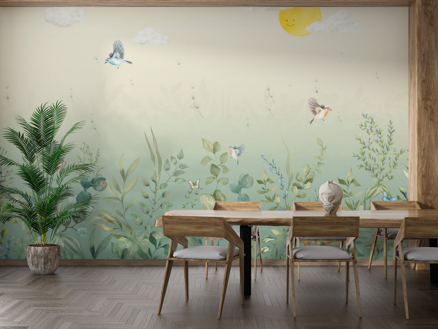 Fluttering Harmony Wall Mural