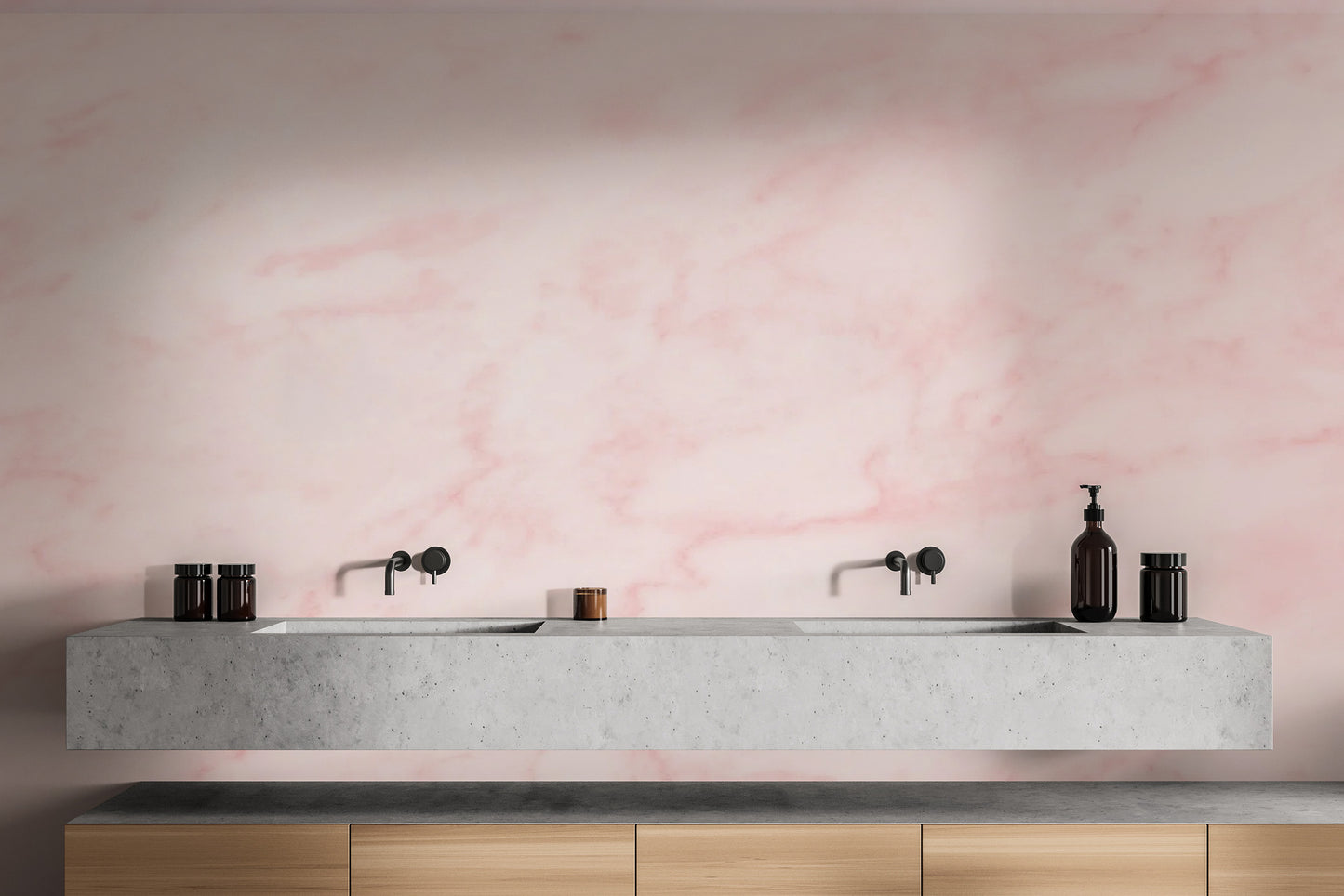 Pink Marble Wallpaper Mural