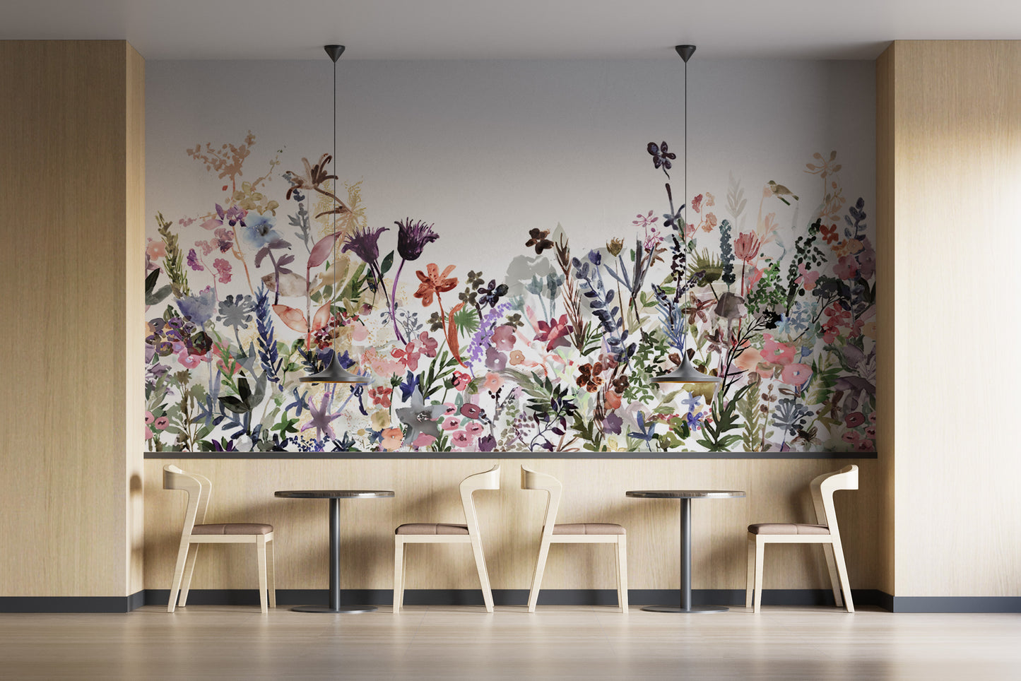 Dreamy Floral Field Wall Art
