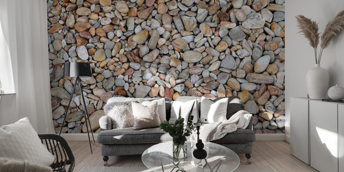 Decorative Pebble Stone Wallpaper Mural