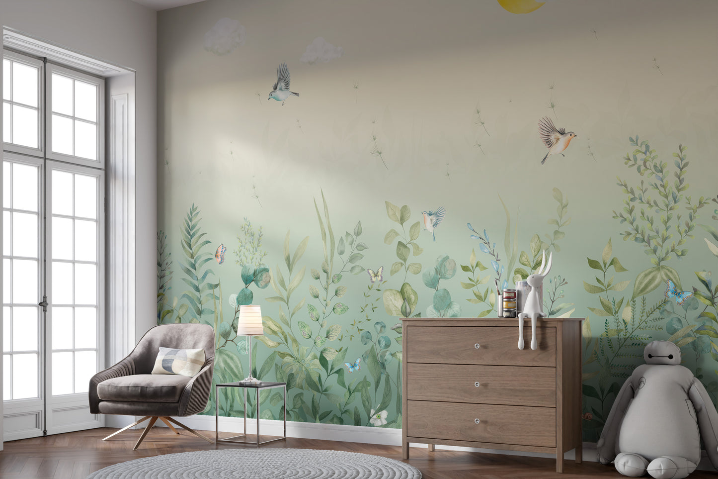 Fluttering Harmony Wall Mural