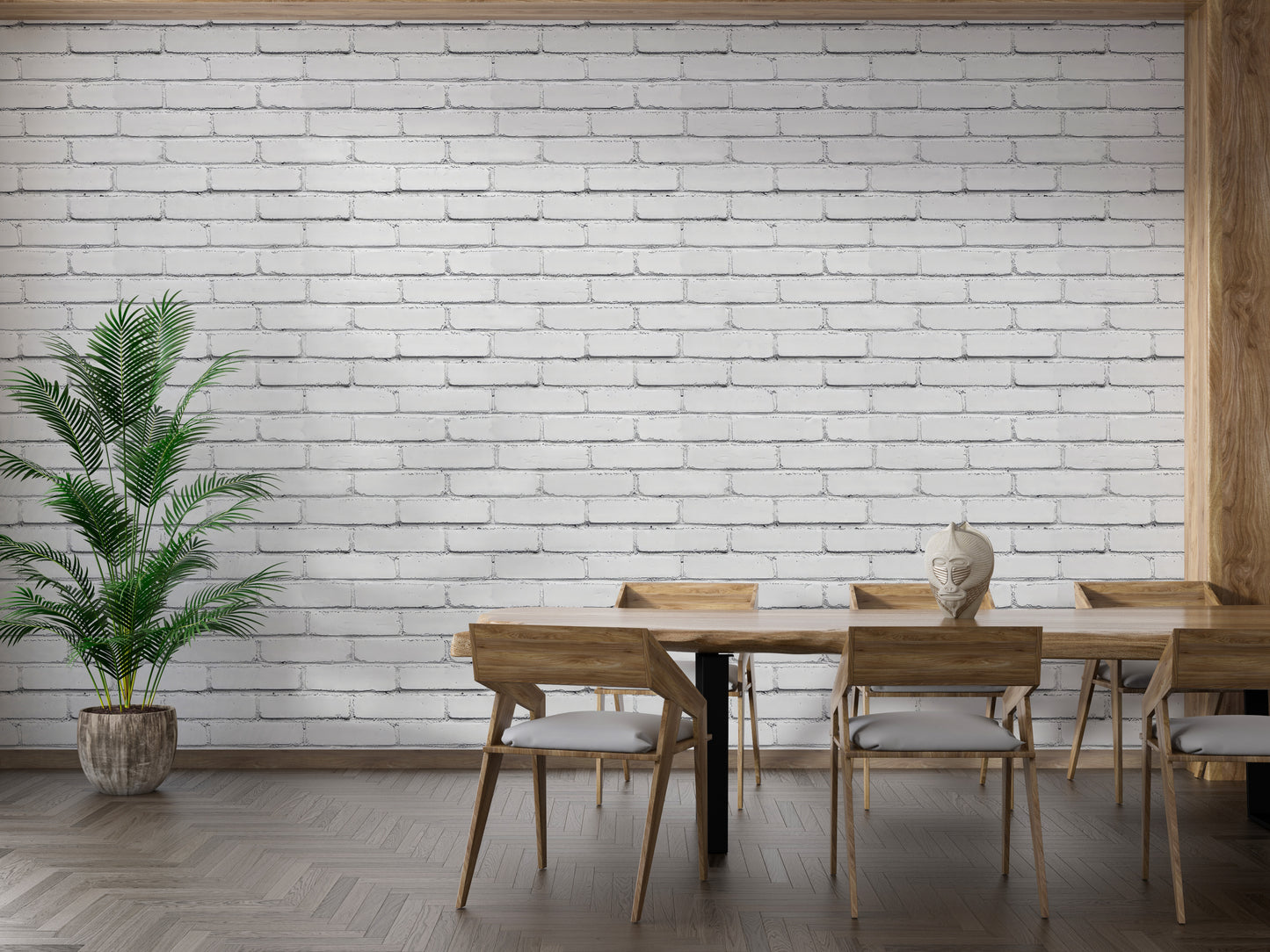 Faux Brick Wallpaper Mural