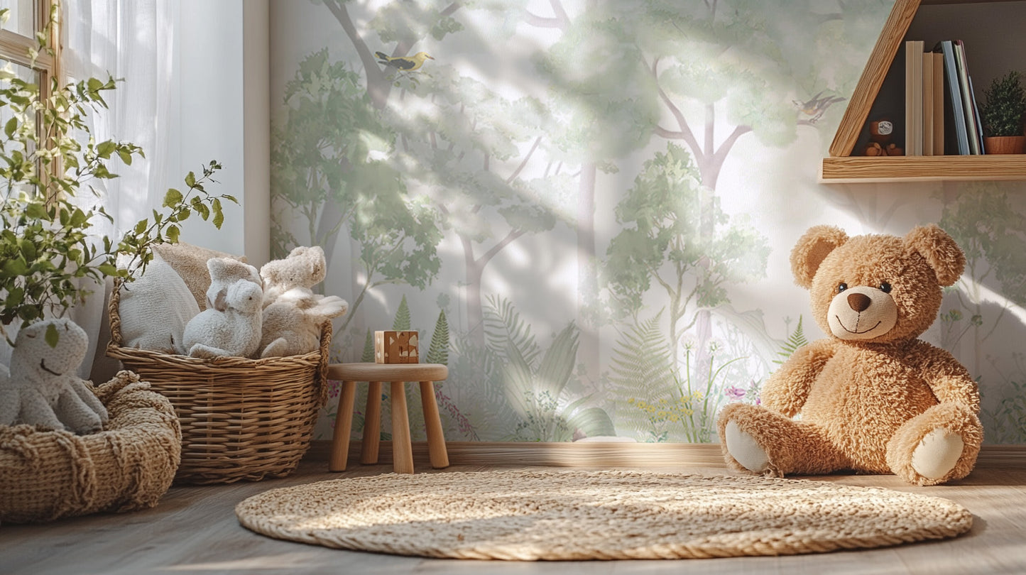 Fantasy Forest Nursery Wallpaper Mural