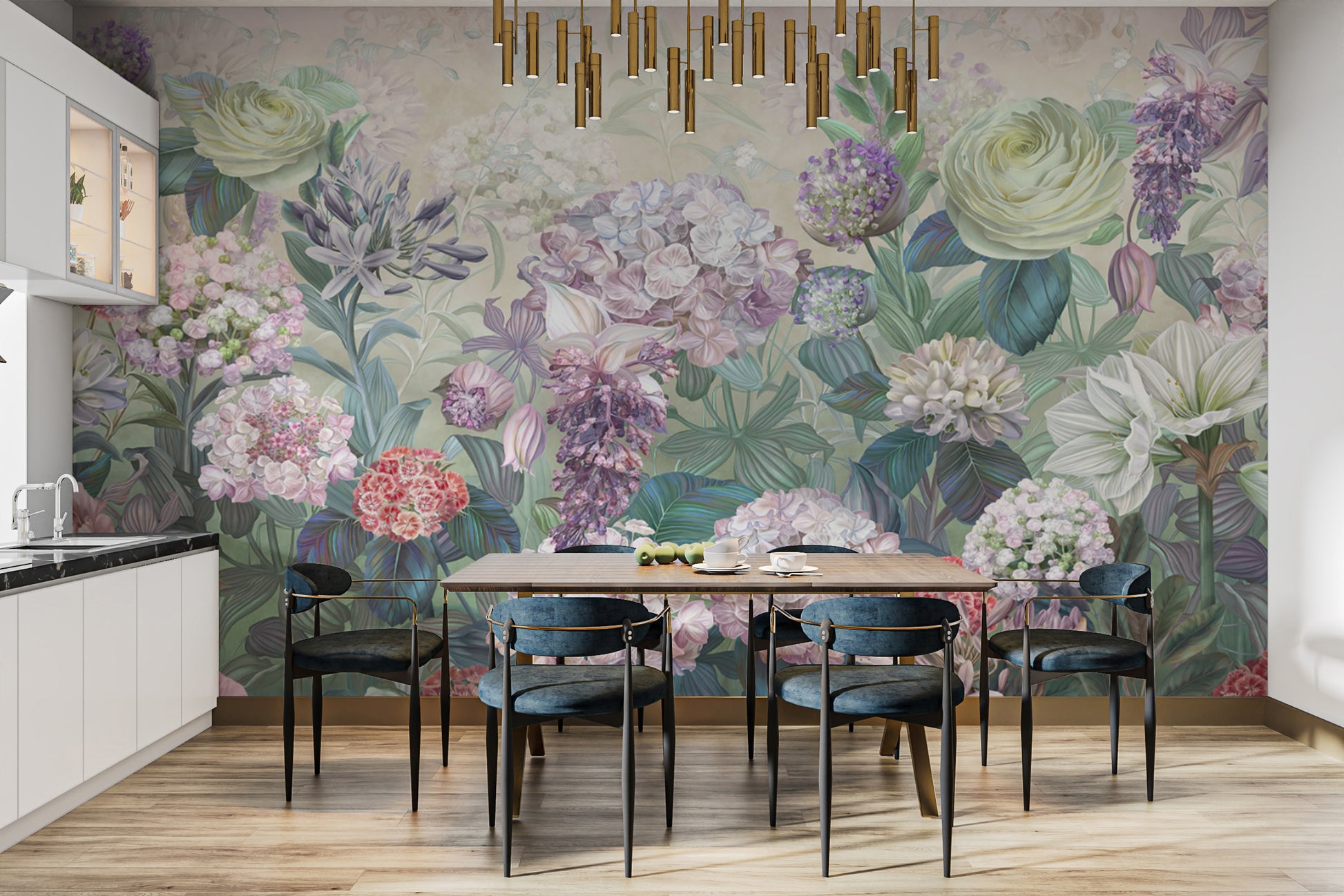 Wallpaper mural of Dutch delight floral