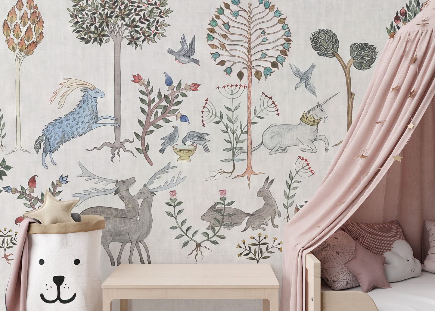 Whimsical Wildlife Wallpaper Mural