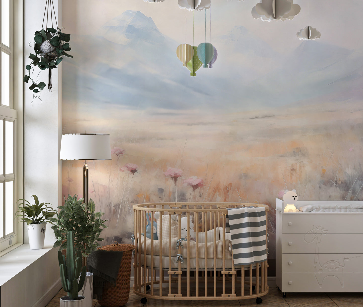 Watercolor California Spring Wallpaper Murals