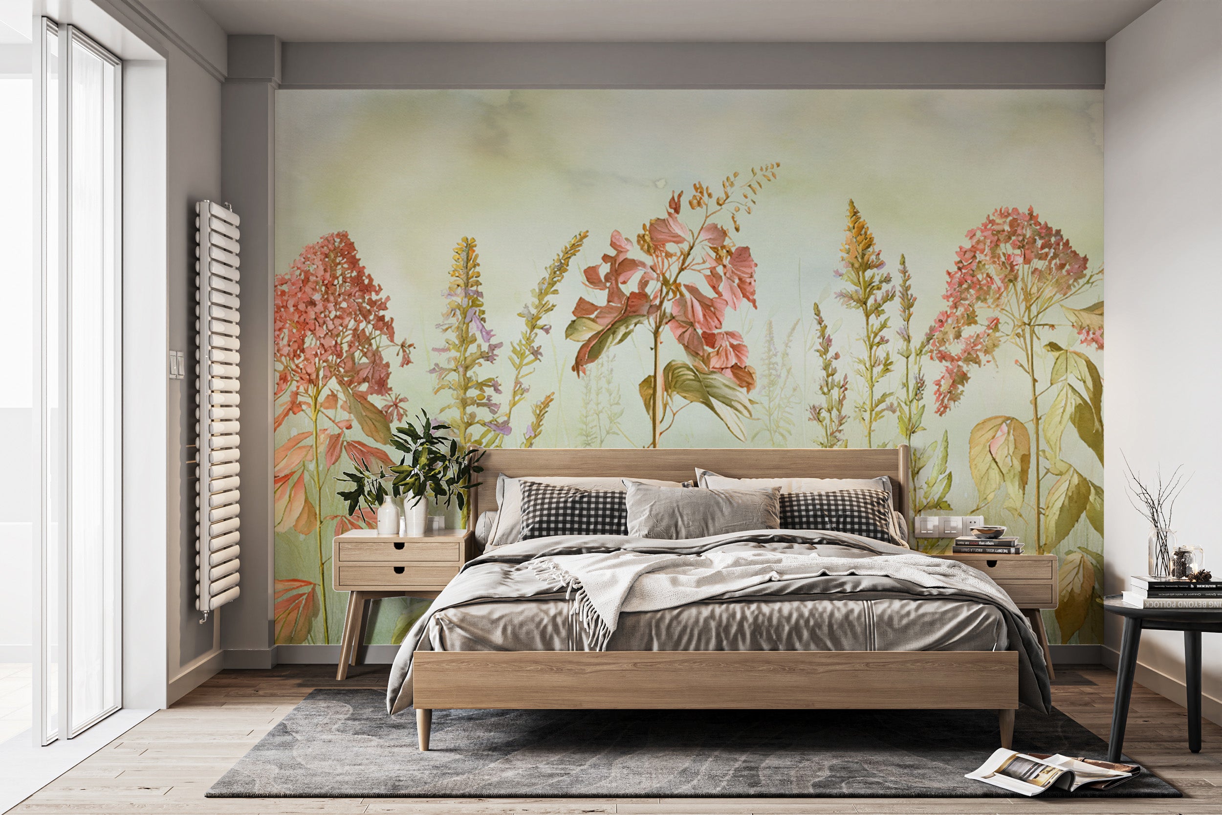 Wild Flowers Meadows Wallpaper Murals - Giffywalls