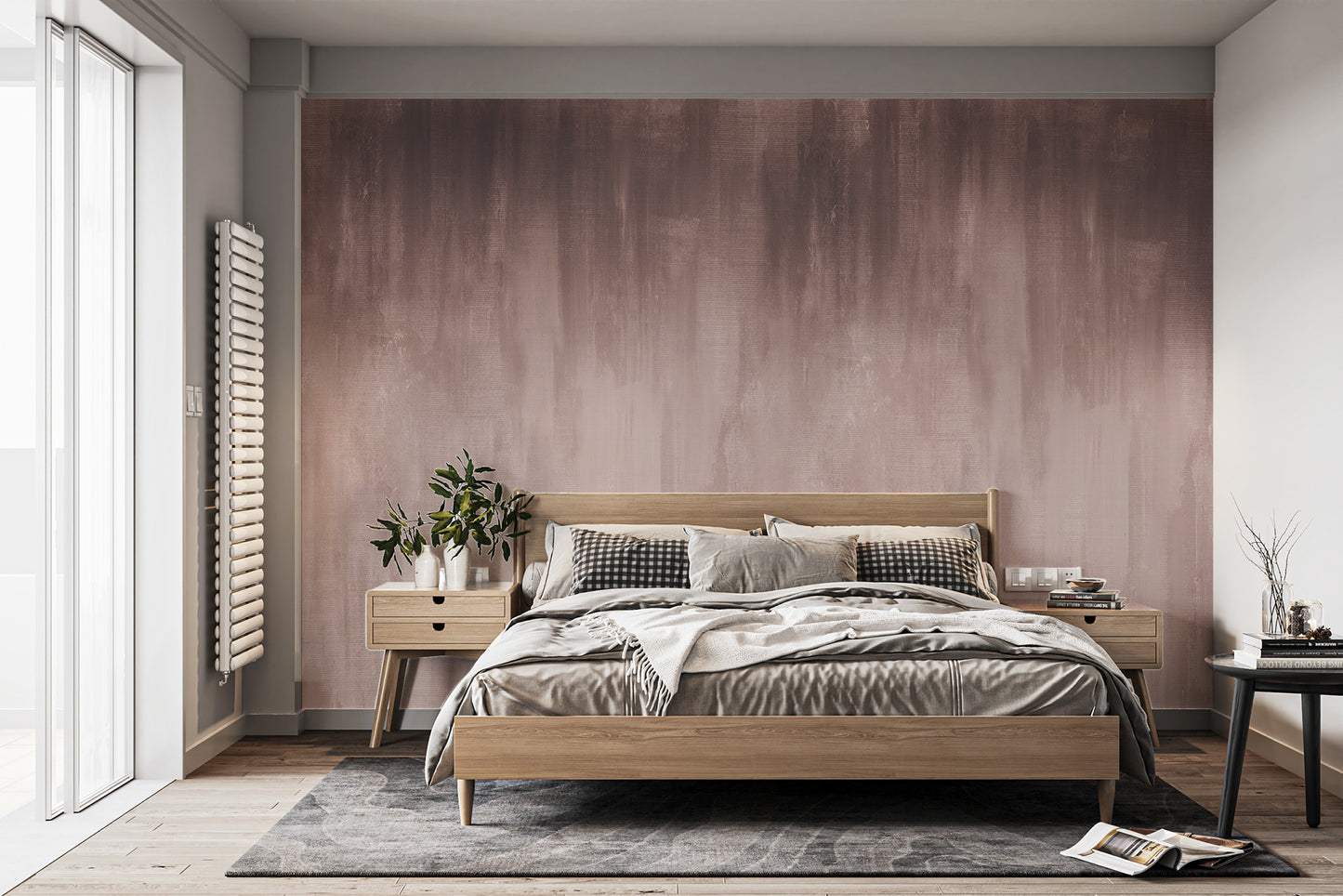 Soothing Brown Ombre Wall Mural - Giffywalls