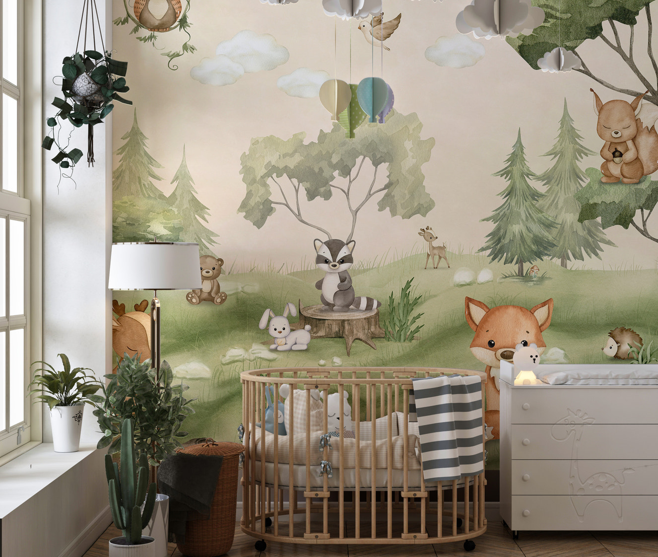 Woodland Joy Wallpaper Mural