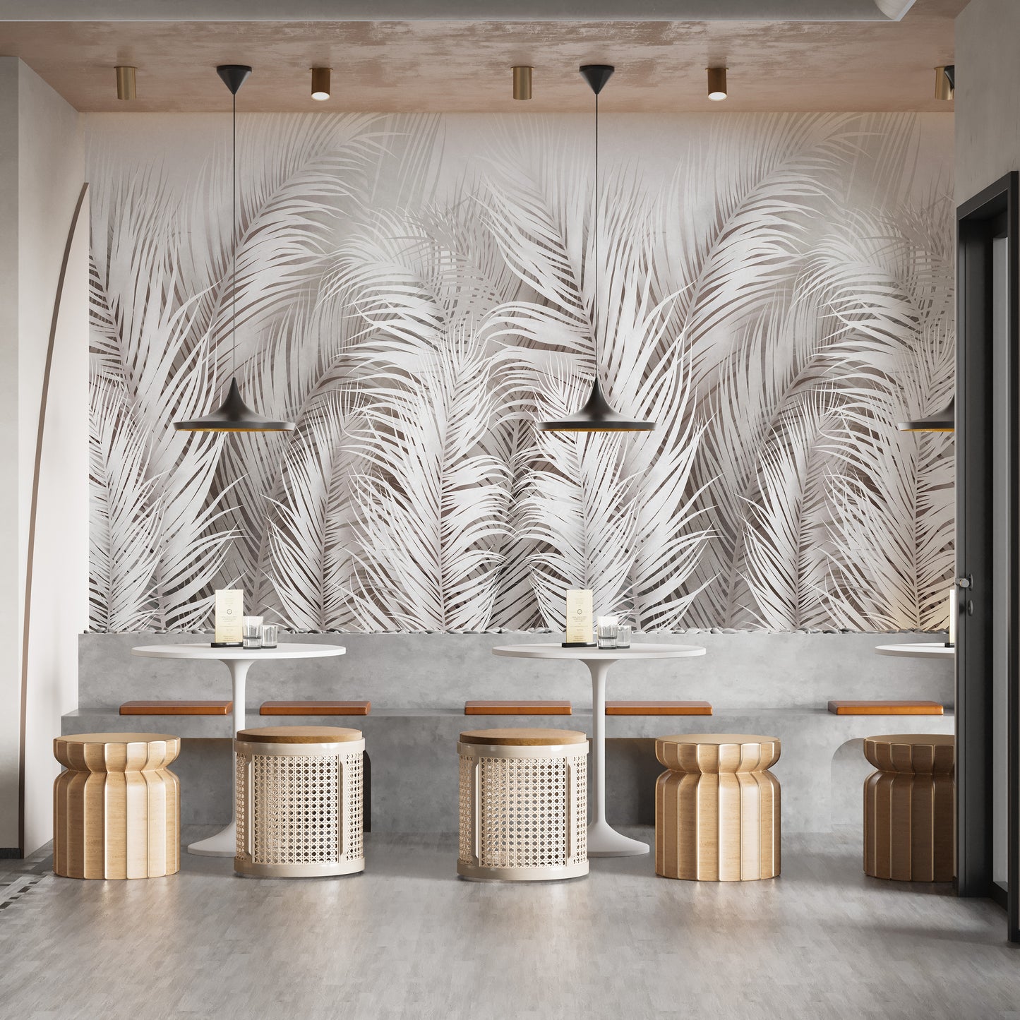 Seraphic Feather Array Wall Mural