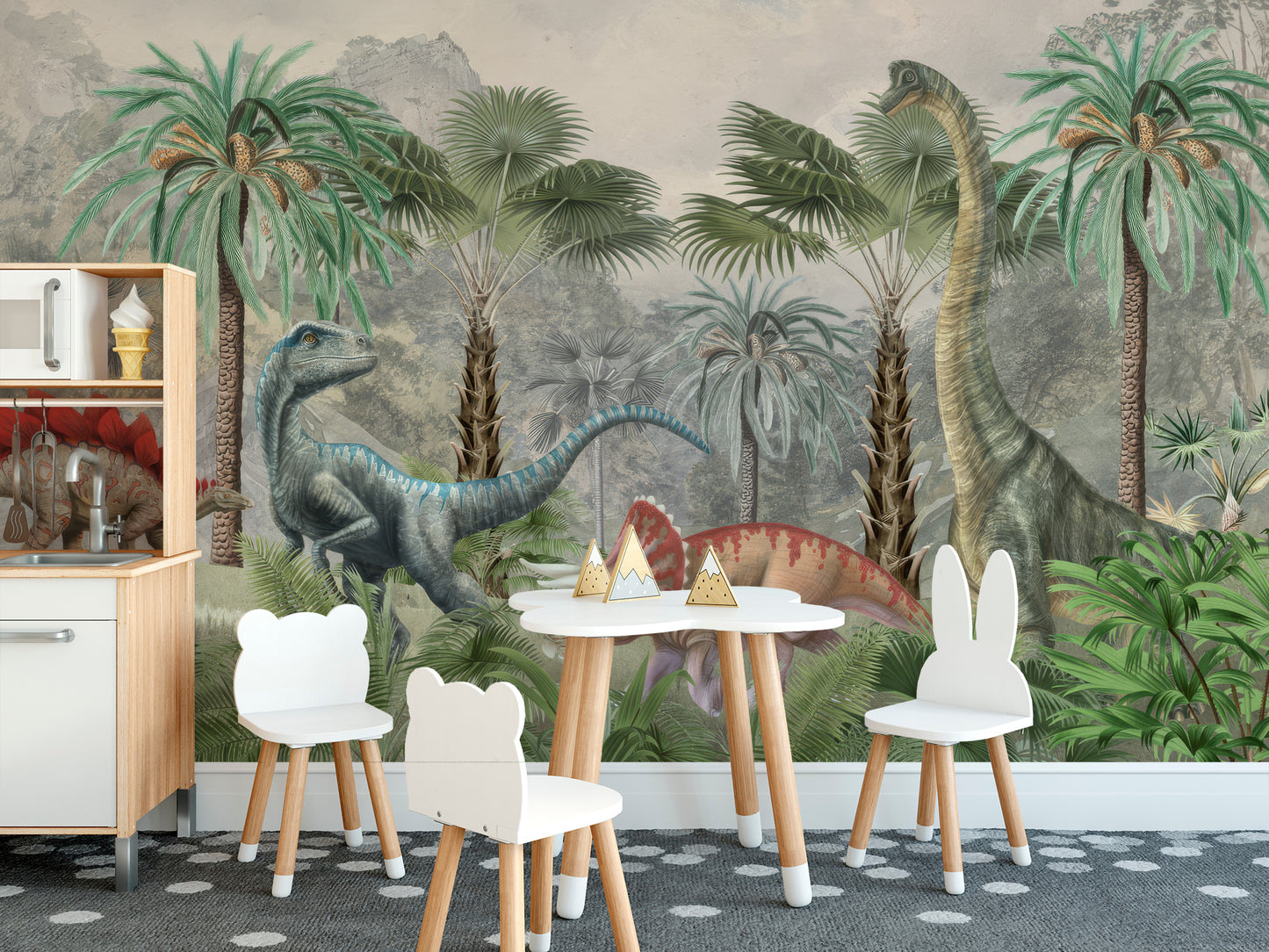 Mesozoic Mingle Wall Mural