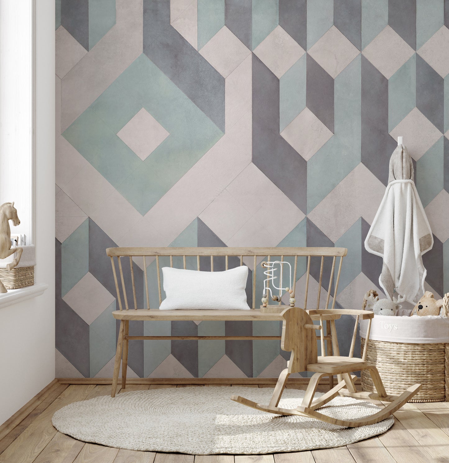 Linear Pattern Wallpaper Murals