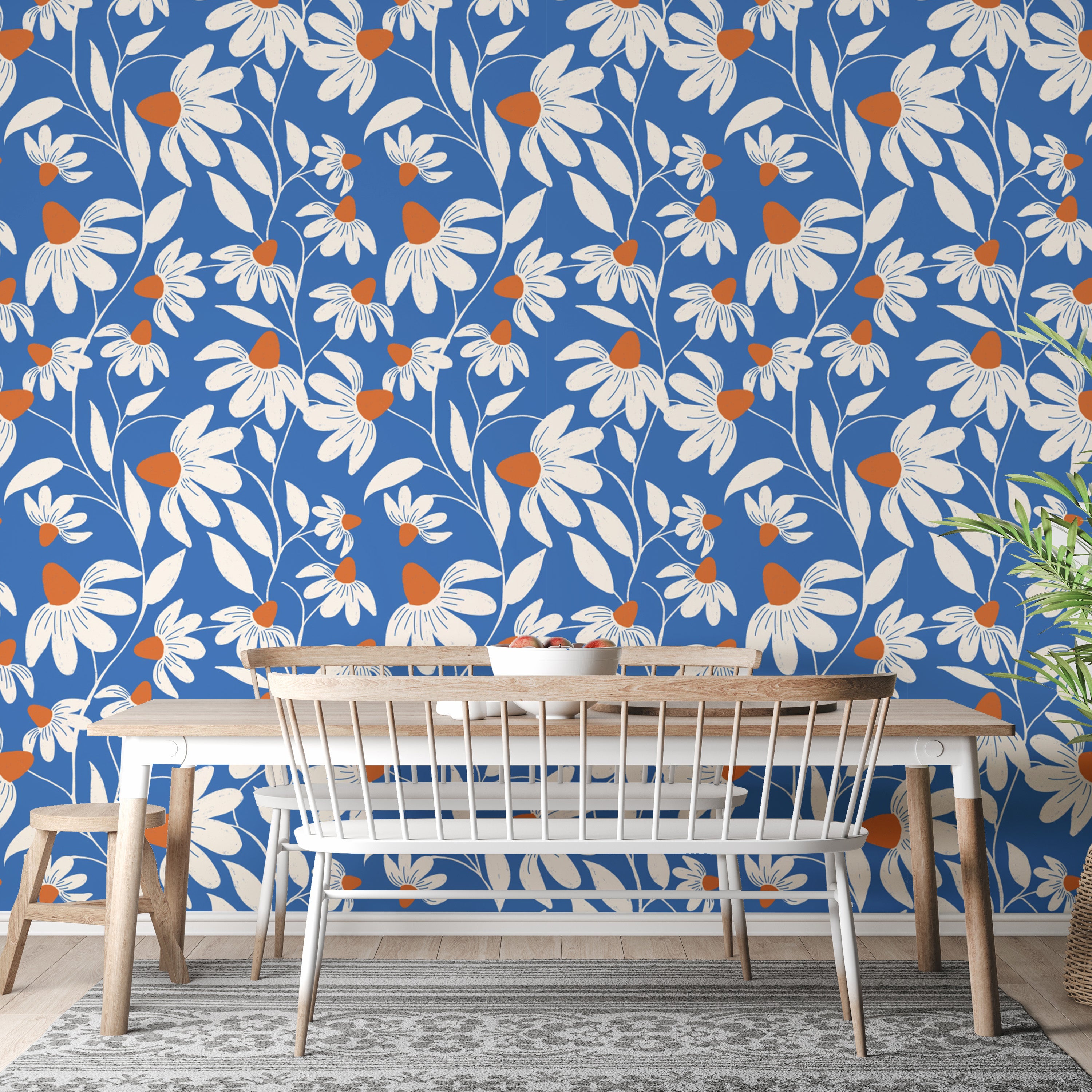 Beautiful Coneflower Wall Murals for room
