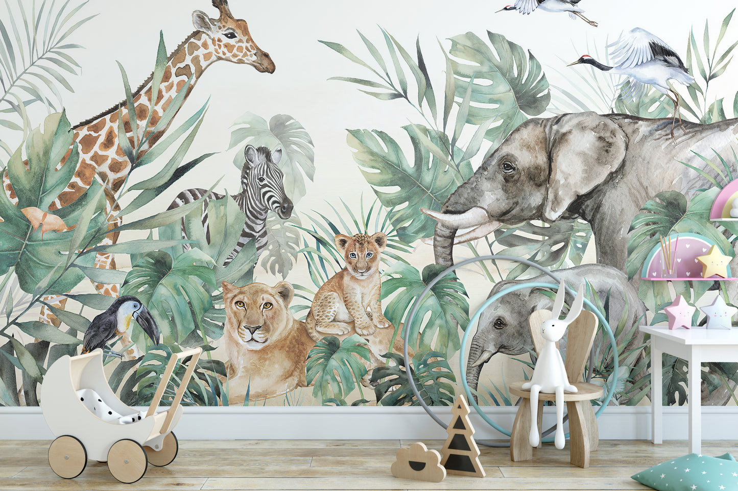 Kids Room Royal Animals Wallpaper Murals