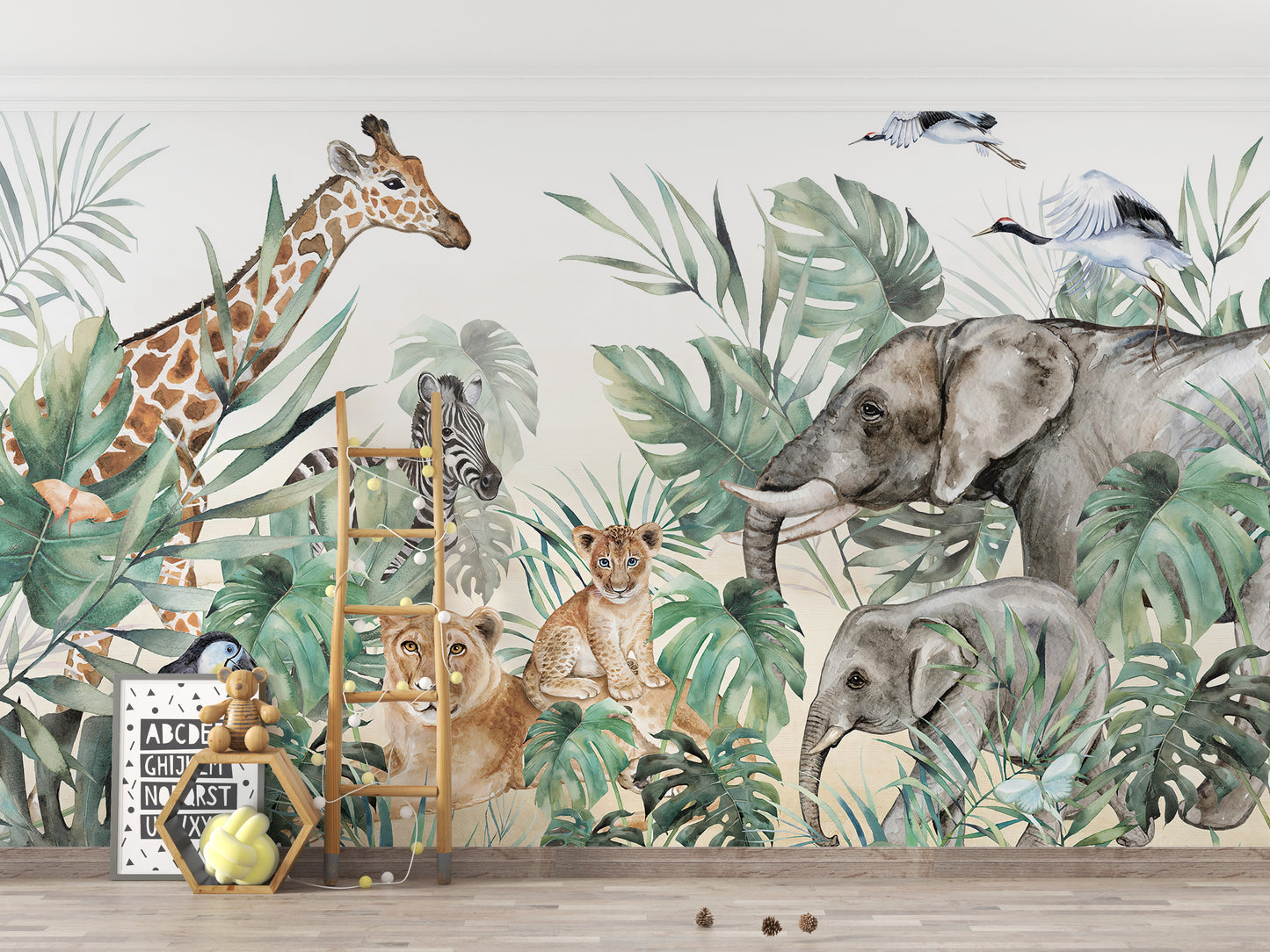 Kids Room Royal Animals Wallpaper Murals