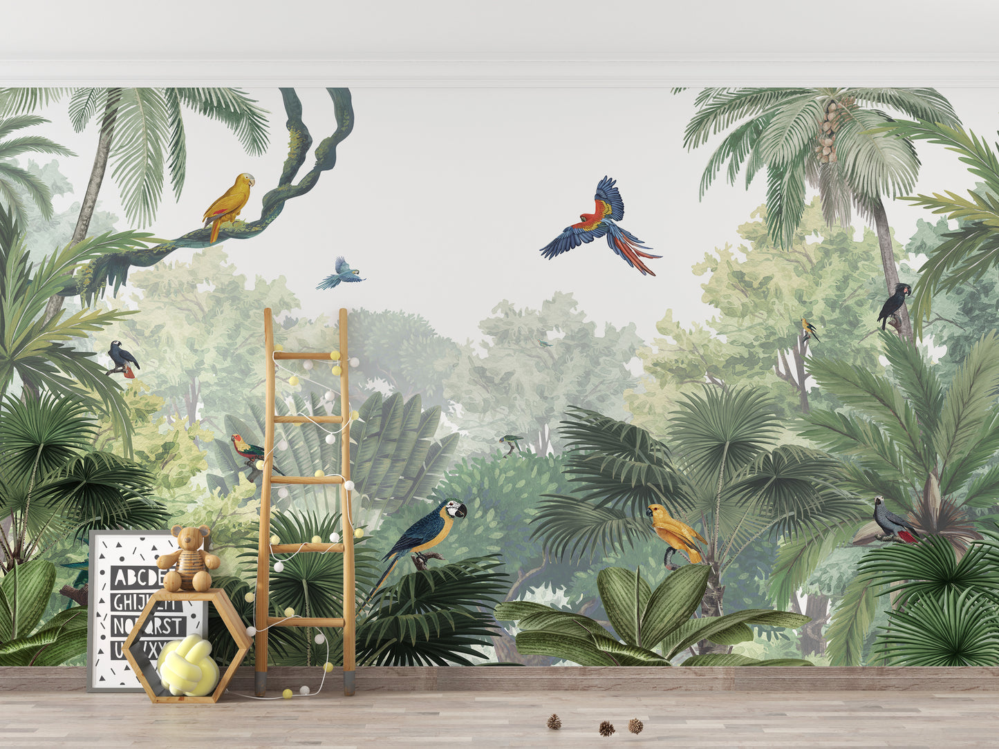 Canopy Jungle Natural Tropical Wallpaper Mural