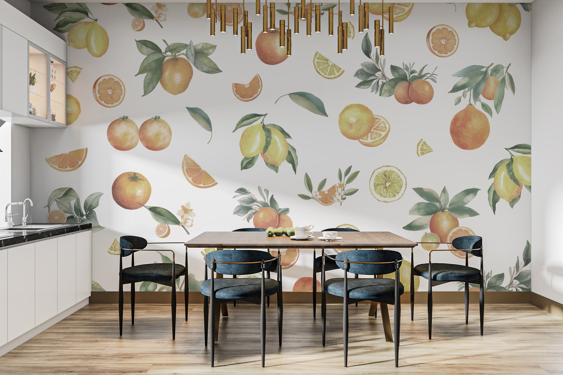 Citrus Melange Paradise Wallpaper for stylish homes