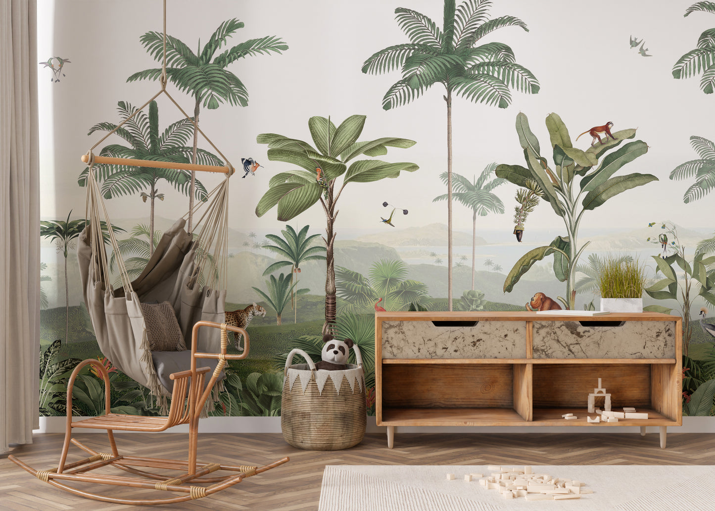 Thrilling Tropics Wall Mural Wallpaper