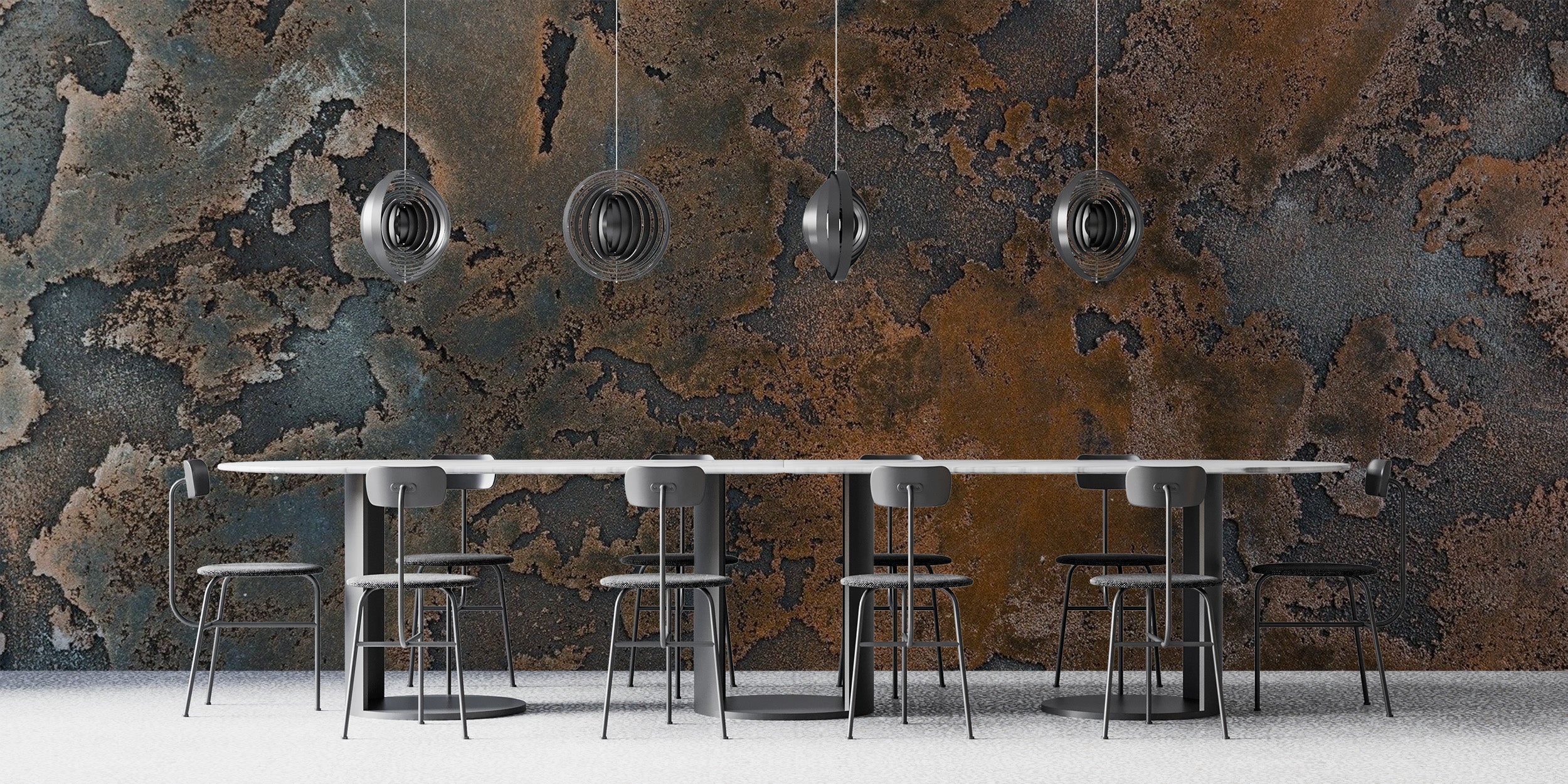 Rusty Metal Wallpaper Mural
