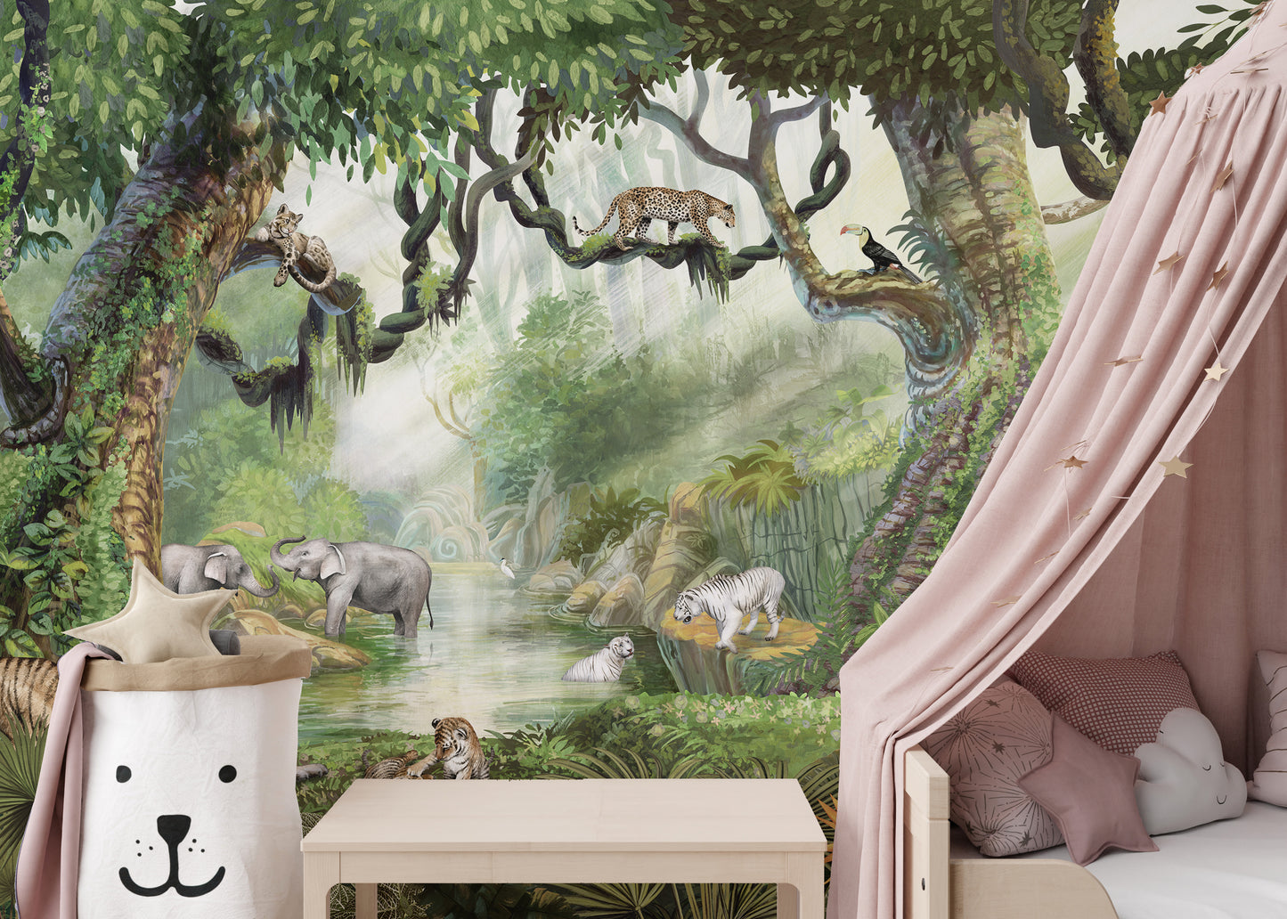 Jungle Cats Wallpaper Murals