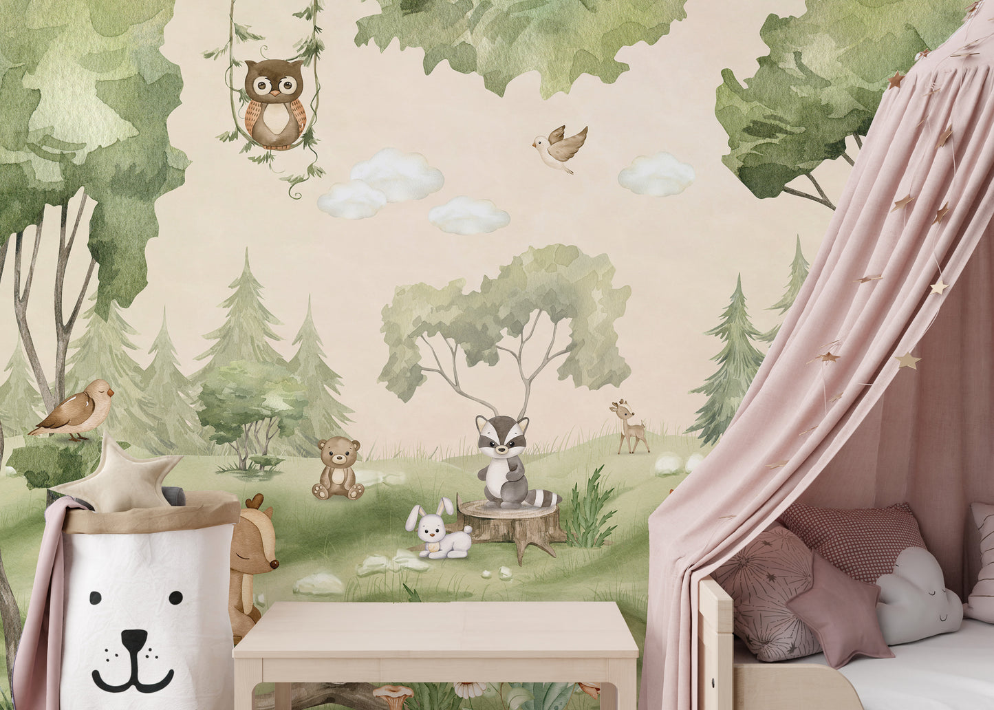 Woodland Joy Kids Wall Mural