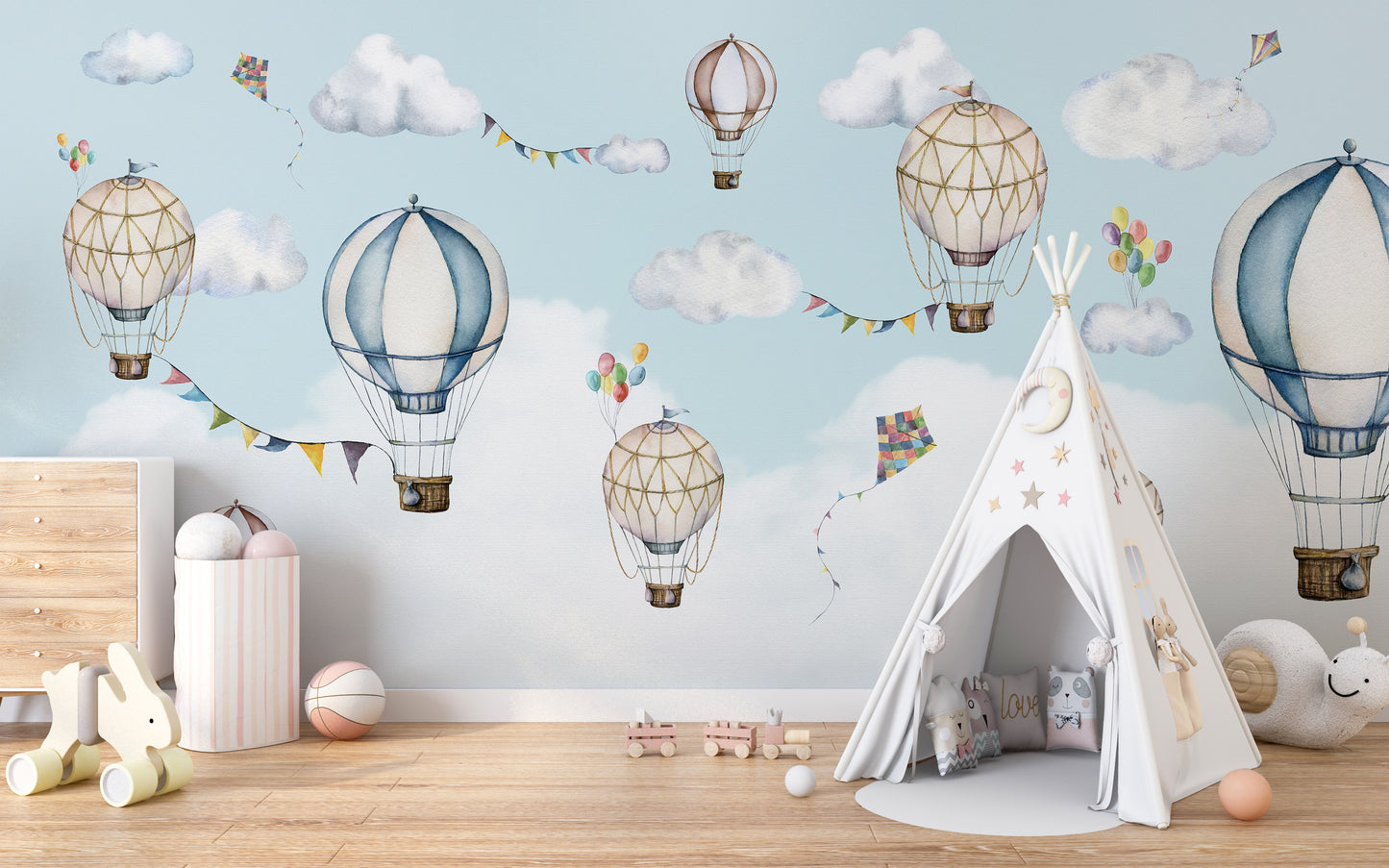 Hot Air Balloon Bonanza Wallpaper Wall Murals