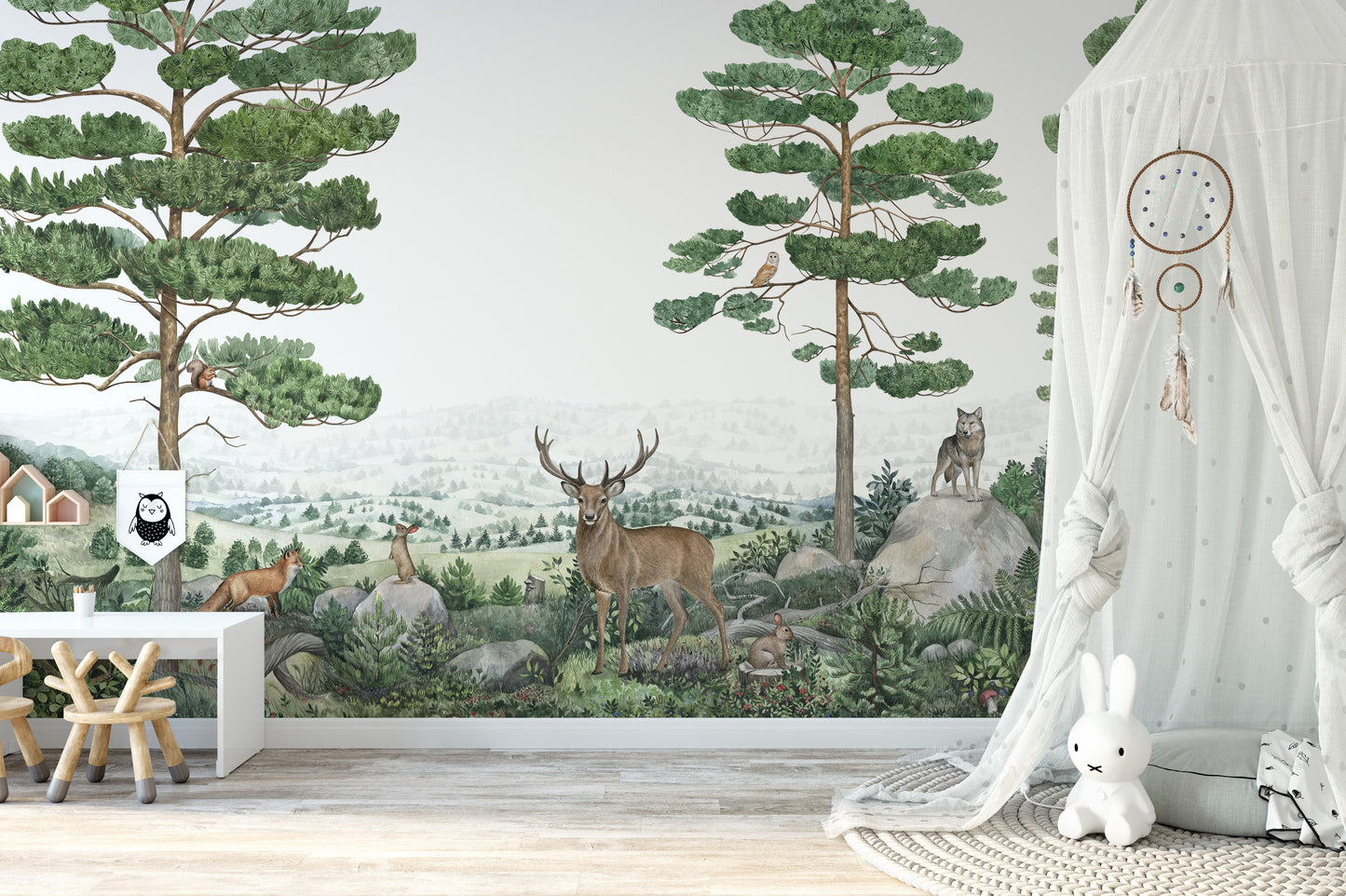 Forest Vista Peel and Stick Wallpaper Murals