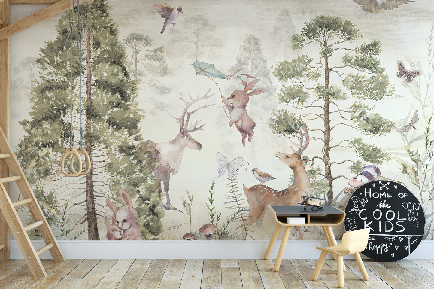 Graceful Deer & Animals Wallpaper Murals