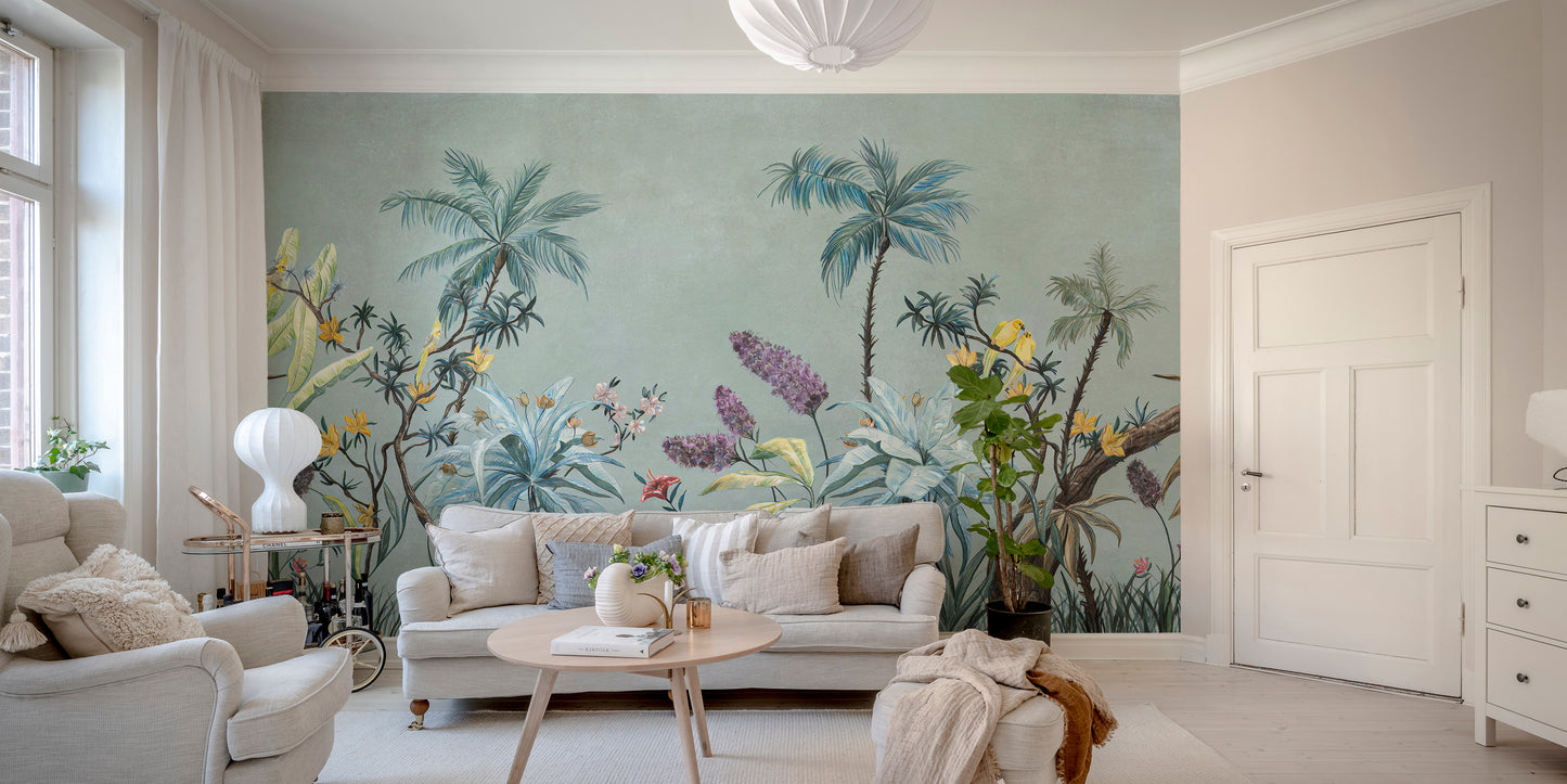 Designer Colorful Flowers design Wallpaper Murals