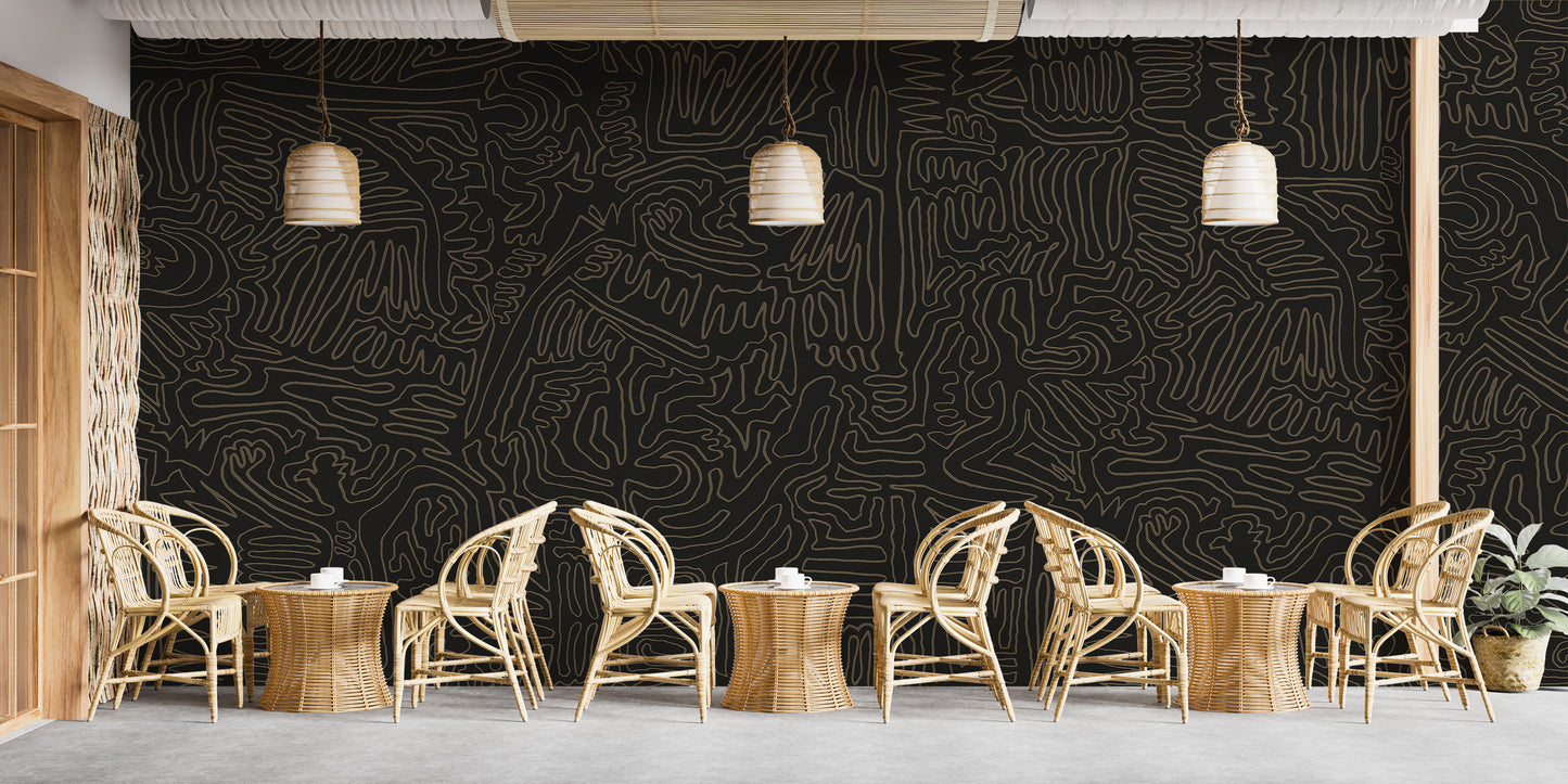 Modern Art Deco Wallpaper Mural