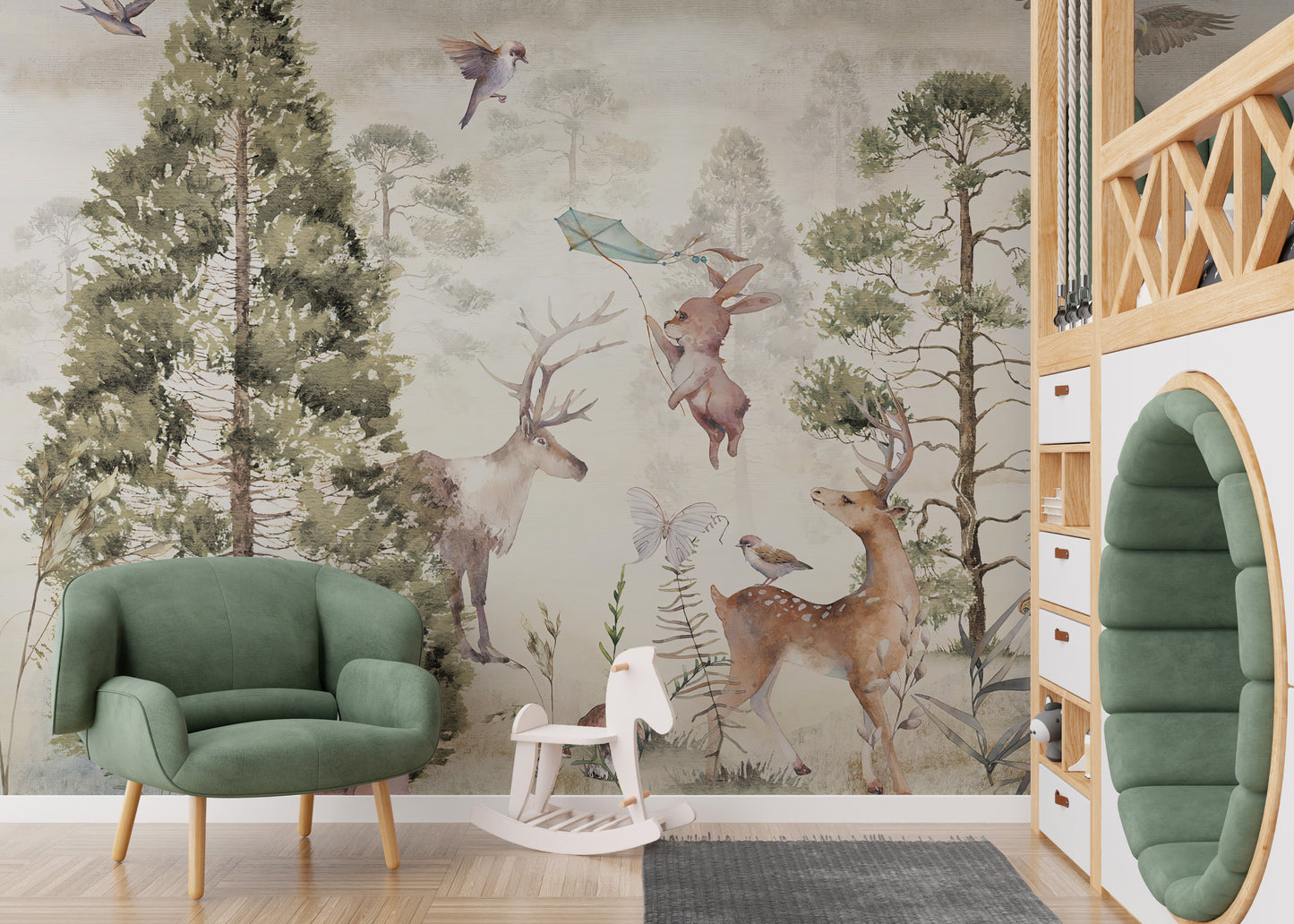 Graceful Deer & Animals Wallpaper Murals