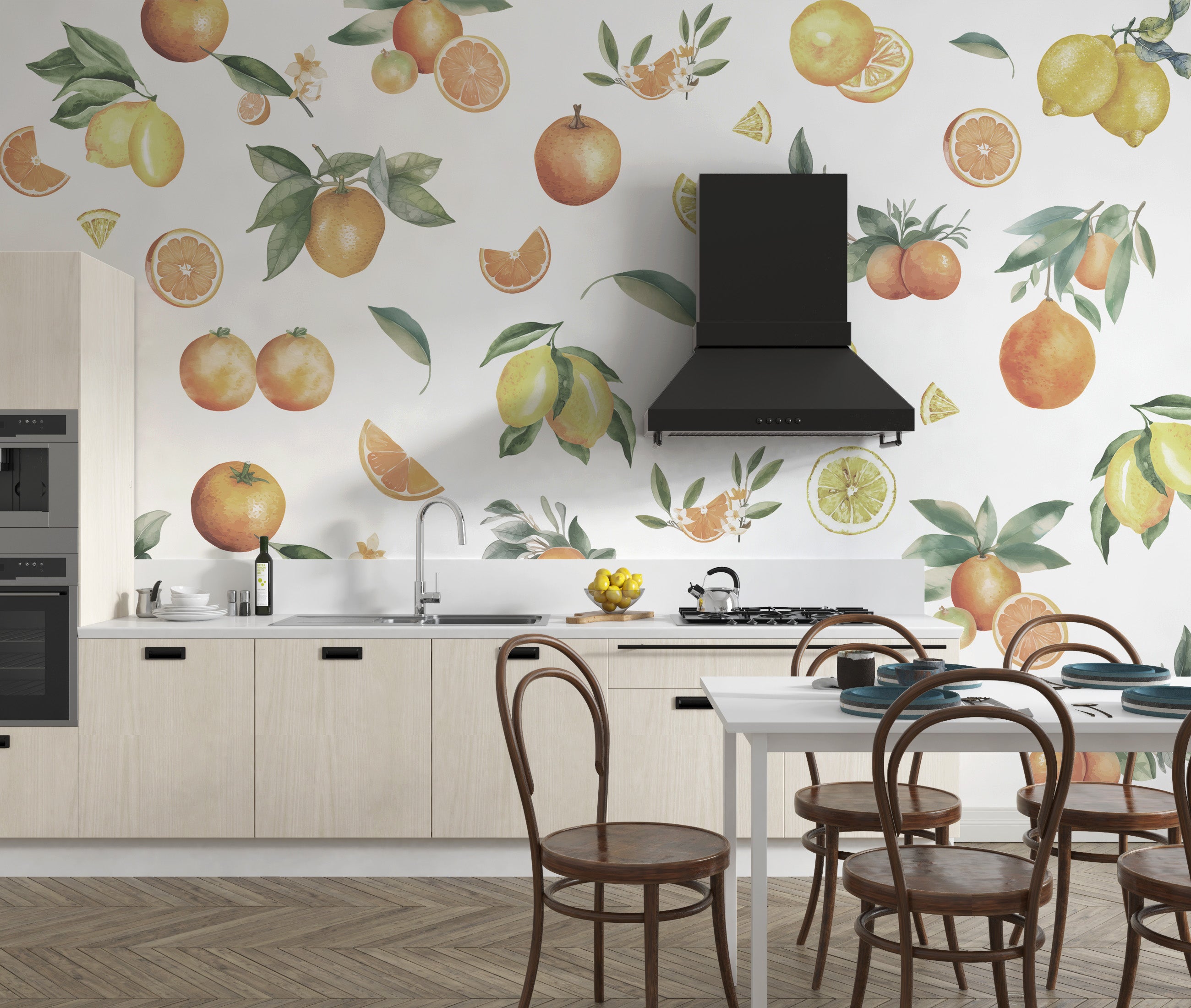 Citrus Melange Paradise Wallpaper for vibrant walls