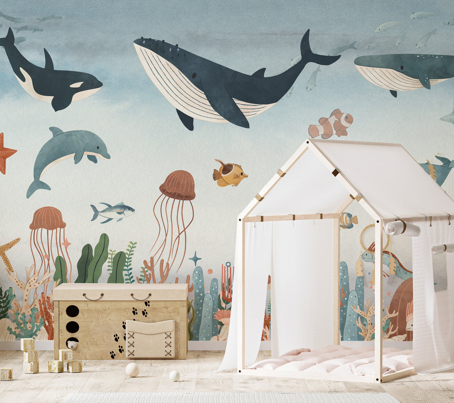 Sea Symphony Feature Wall Mural