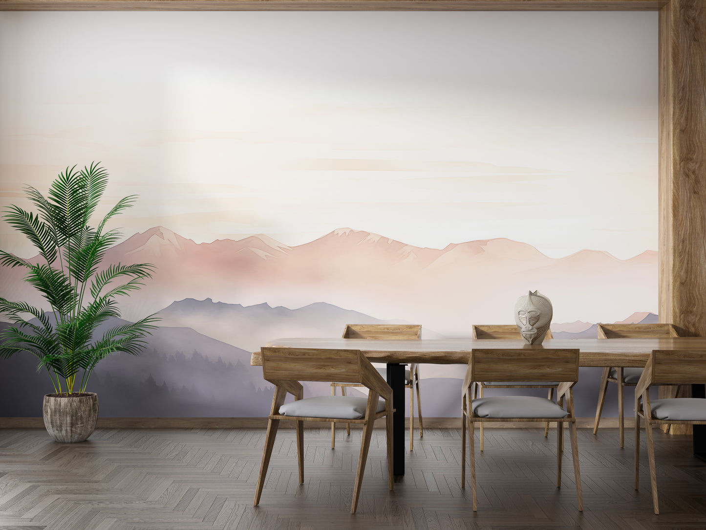 Mist Mountain Wallpaper Mural