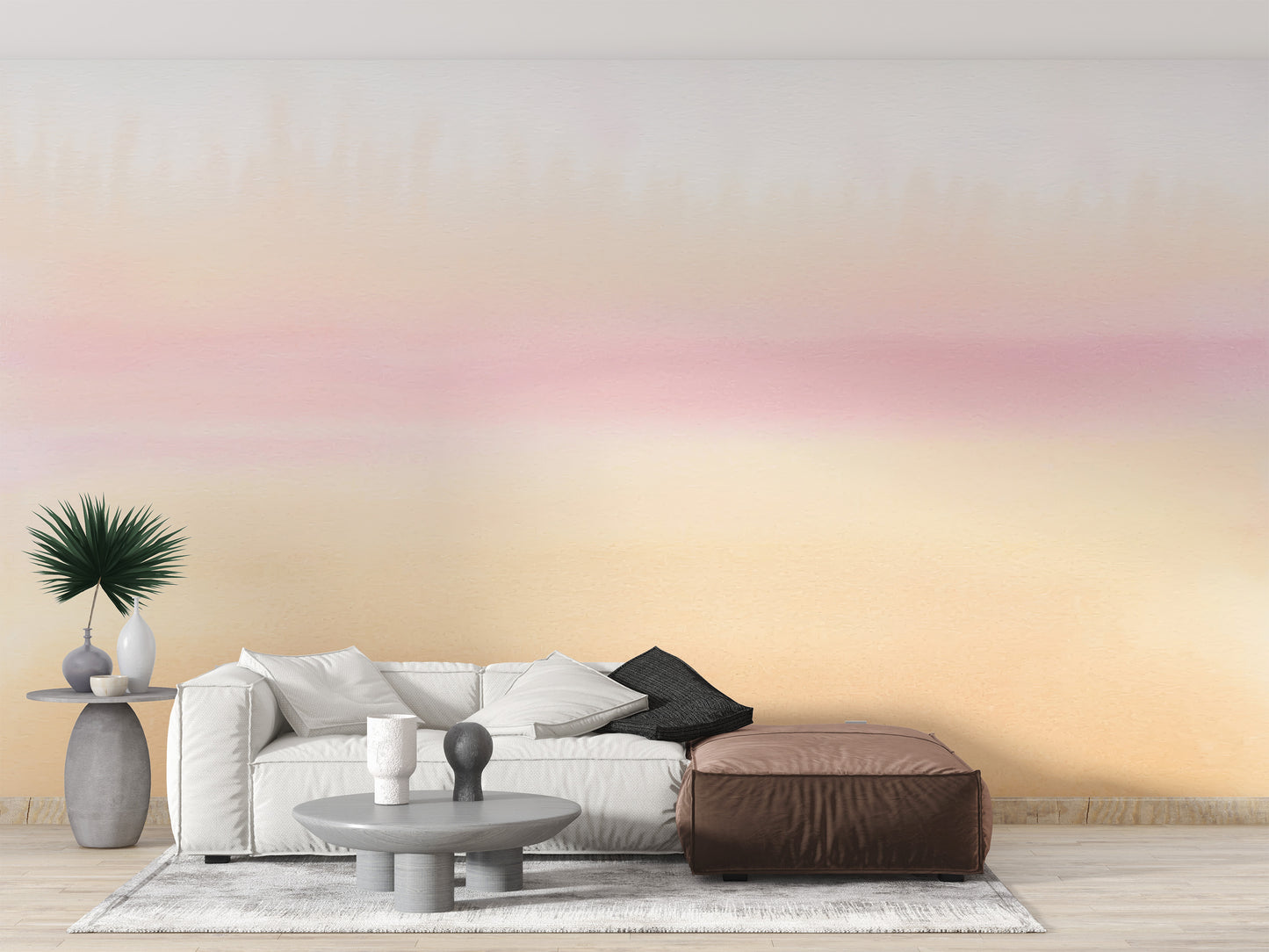 Sunset Watercolor Ombre Wallpaper