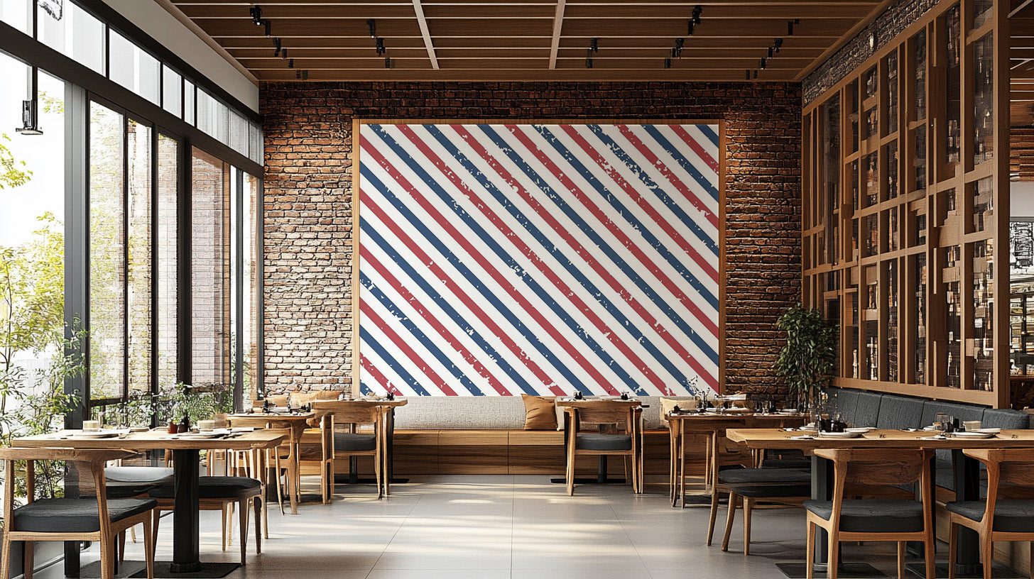 Abstract Lines Wallpaper Mural - Giffywalls