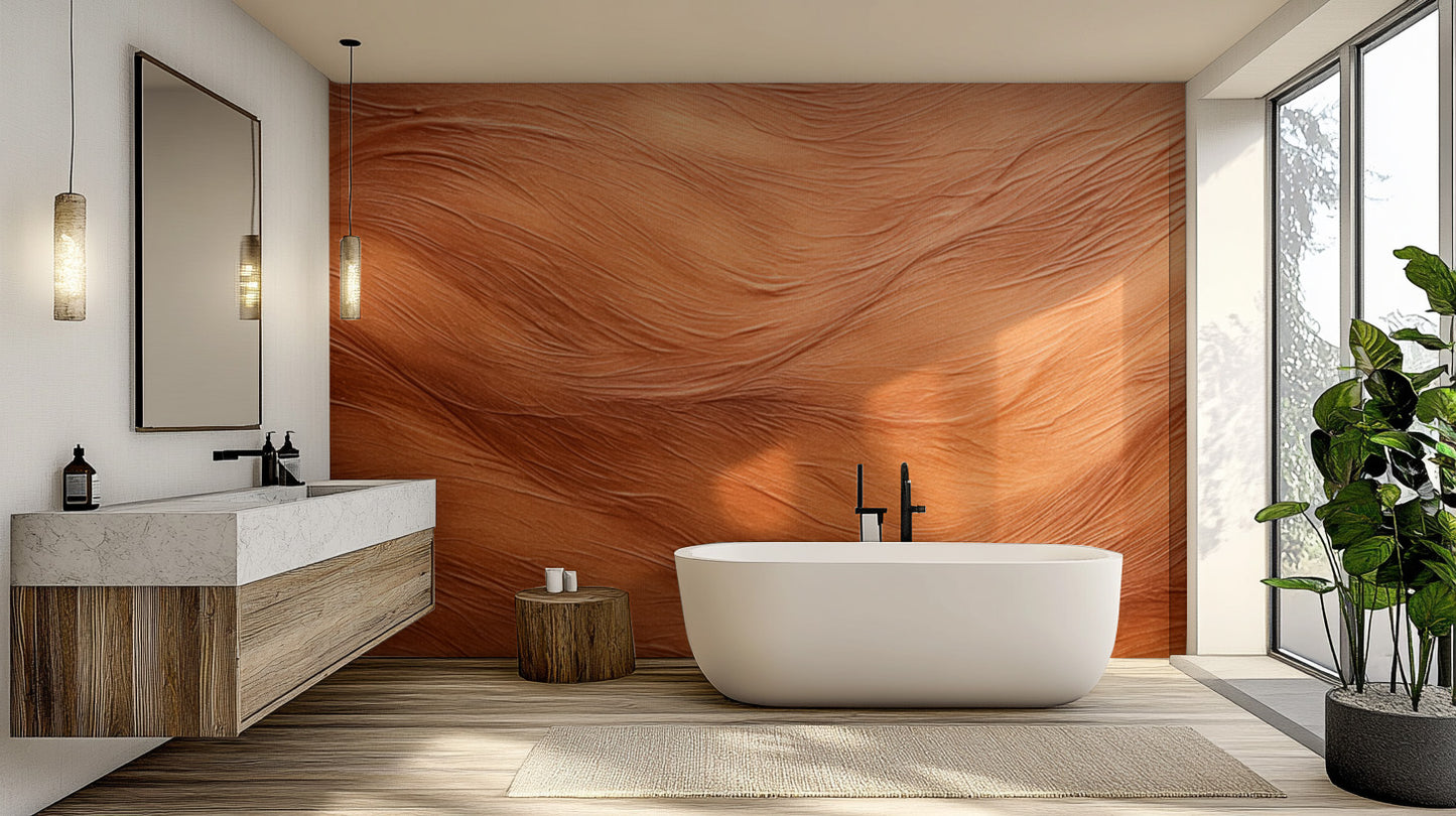 Brown Abstract Wallpaper Mural